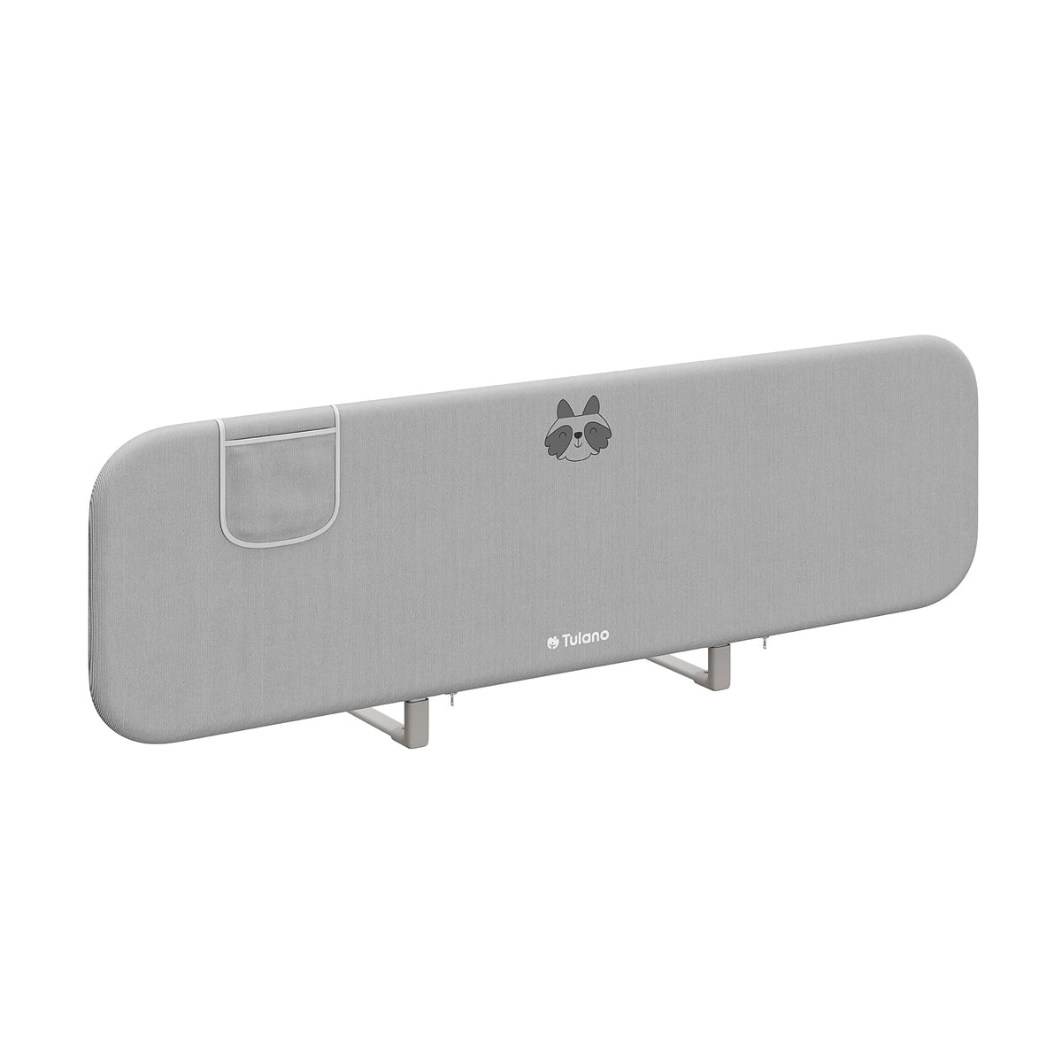 Barieră de protecție pentru pat copii 150 cm Tulano Cover 55 Grey