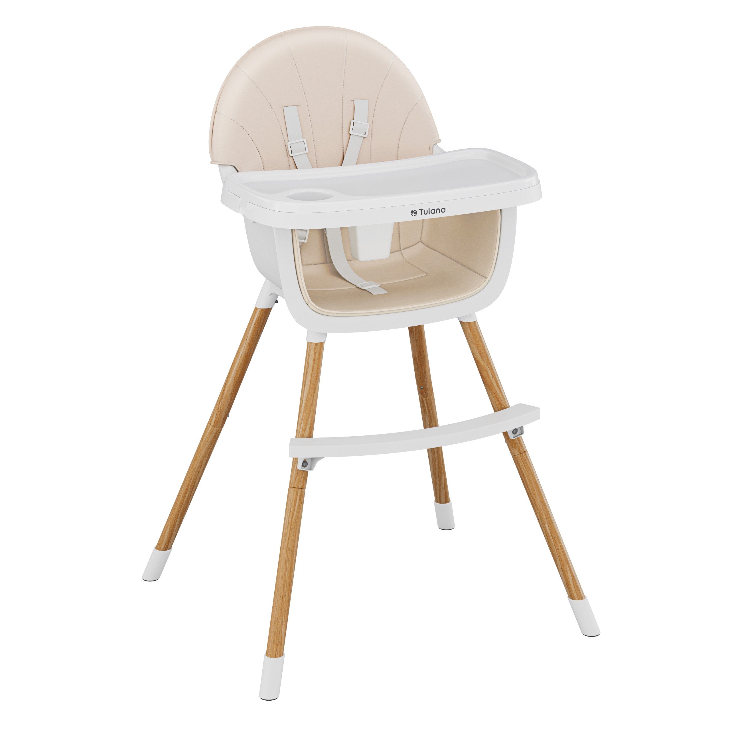 Scaun de masă pentru copii Tulano Morsel Beige