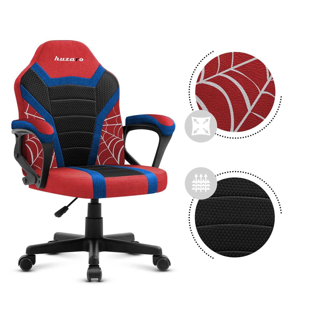 OUTLET Scaun de gaming pentru copii Huzaro Ranger 1.0 Spider Mesh