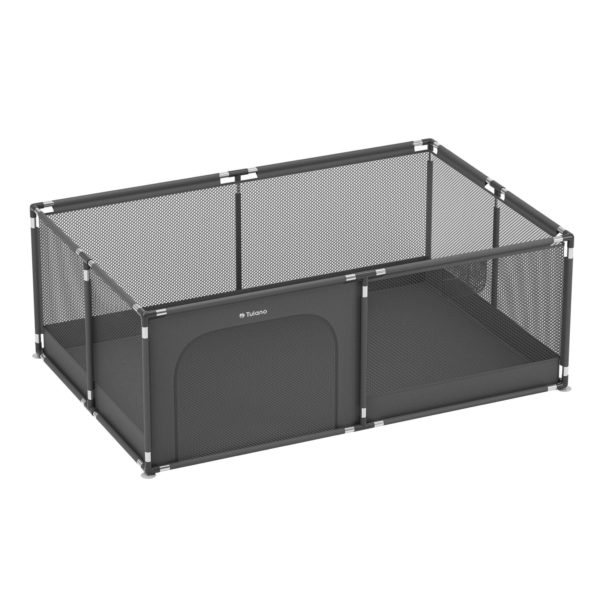 Pătuț pentru copii Tulano Cozy 22 Graphite - 180 cm