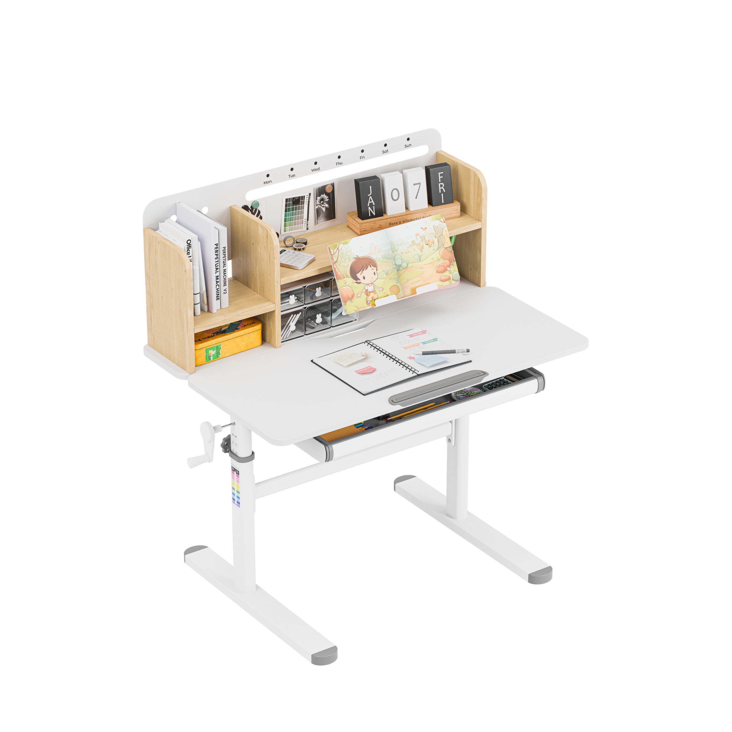 Birou ergonomic pentru copii Mark Adler Study 5.0 Wood 90 cm