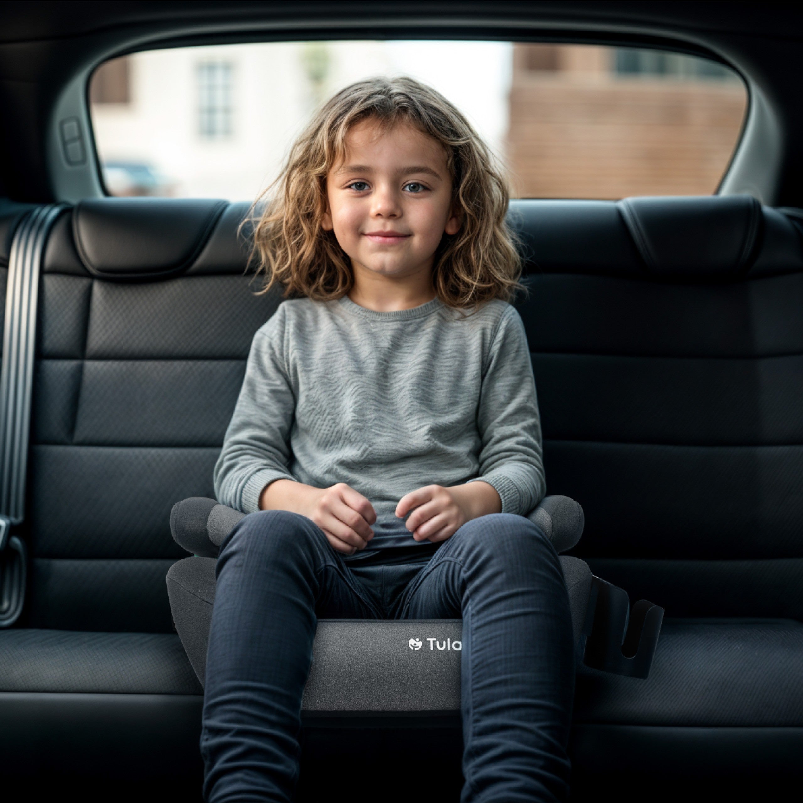 Scaun auto cu suport Tulano Cabby 35 Grey ISOFIX 125-150 cm I-Size