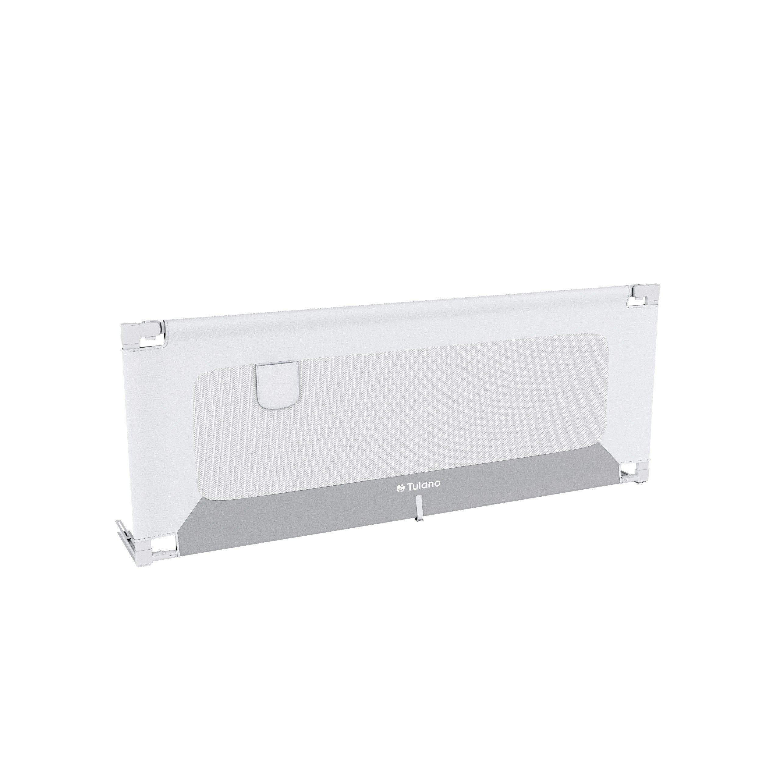 Barieră de protecție pentru pat 180 cm Tulano Cover 48 Alb-Gri
