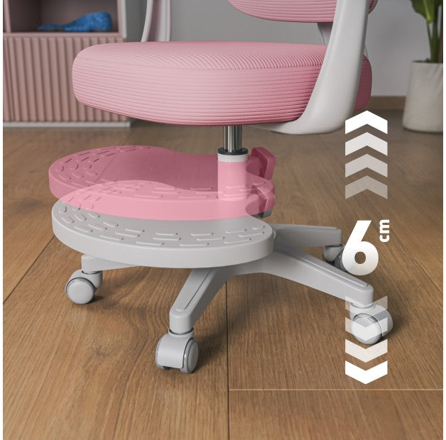Scaun ergonomic pentru copii Mark Adler Junior 4.4 Pink