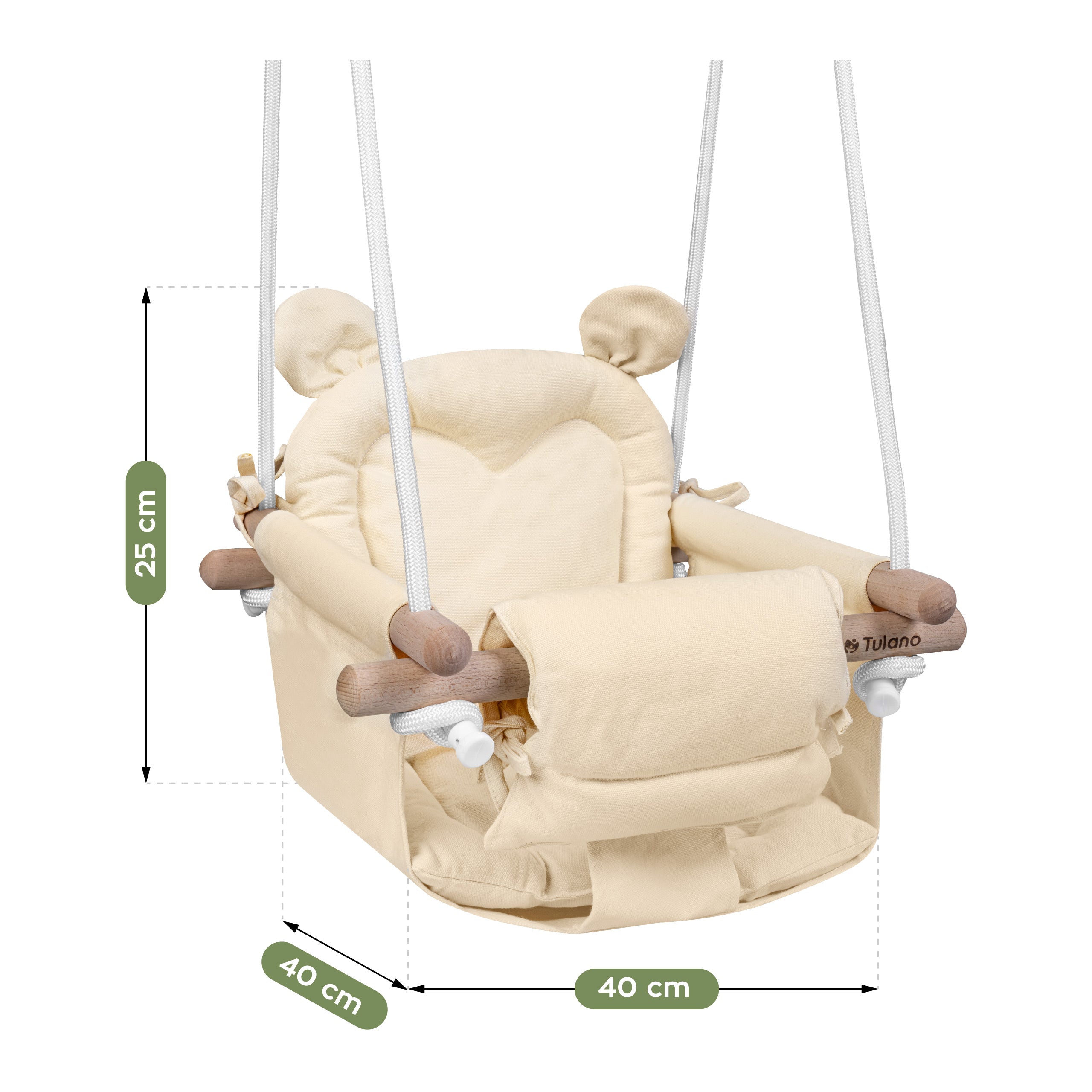 Leagăn pentru copii TULANO Hop 30 Beige
