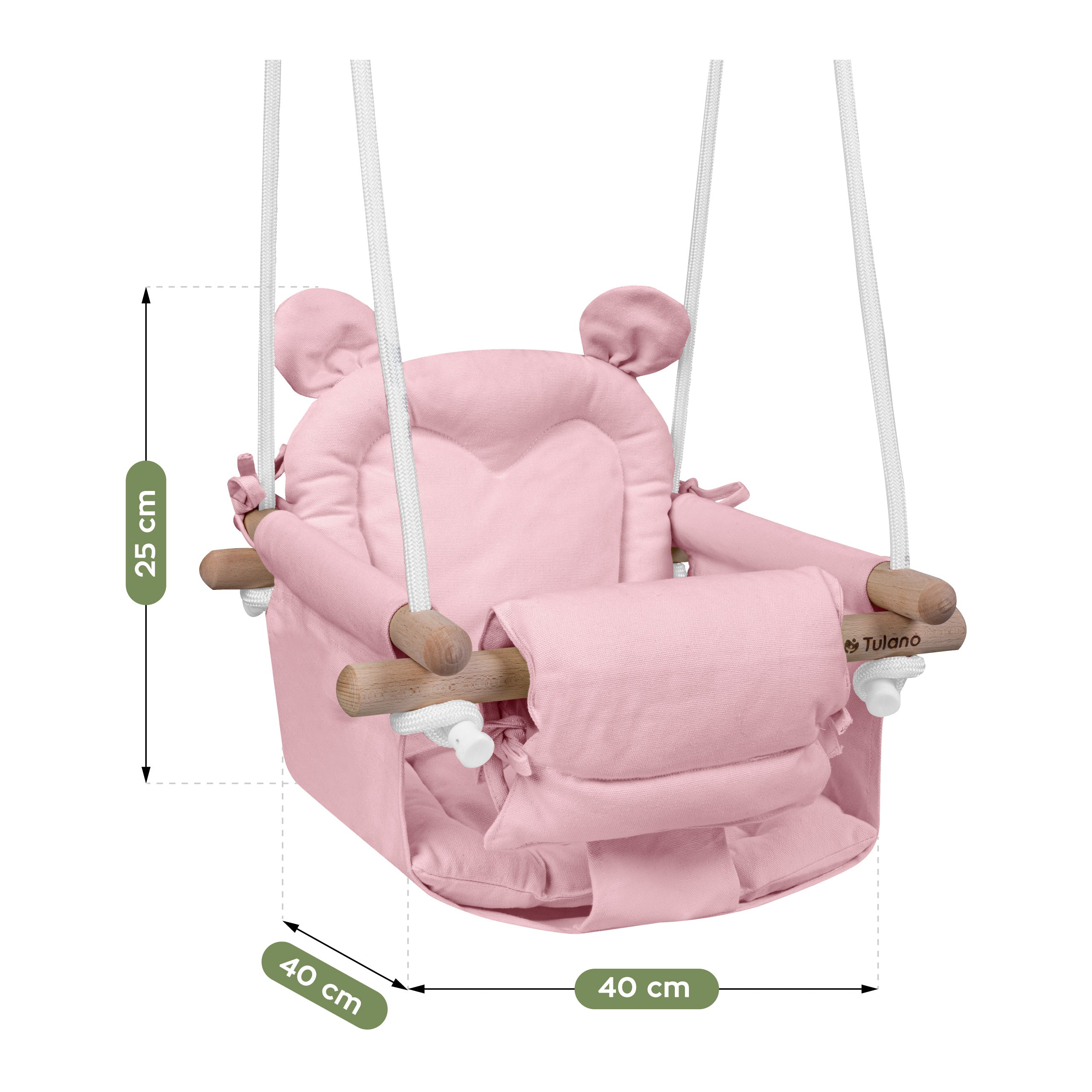 Leagăn pentru copii TULANO Hop 30 Pink