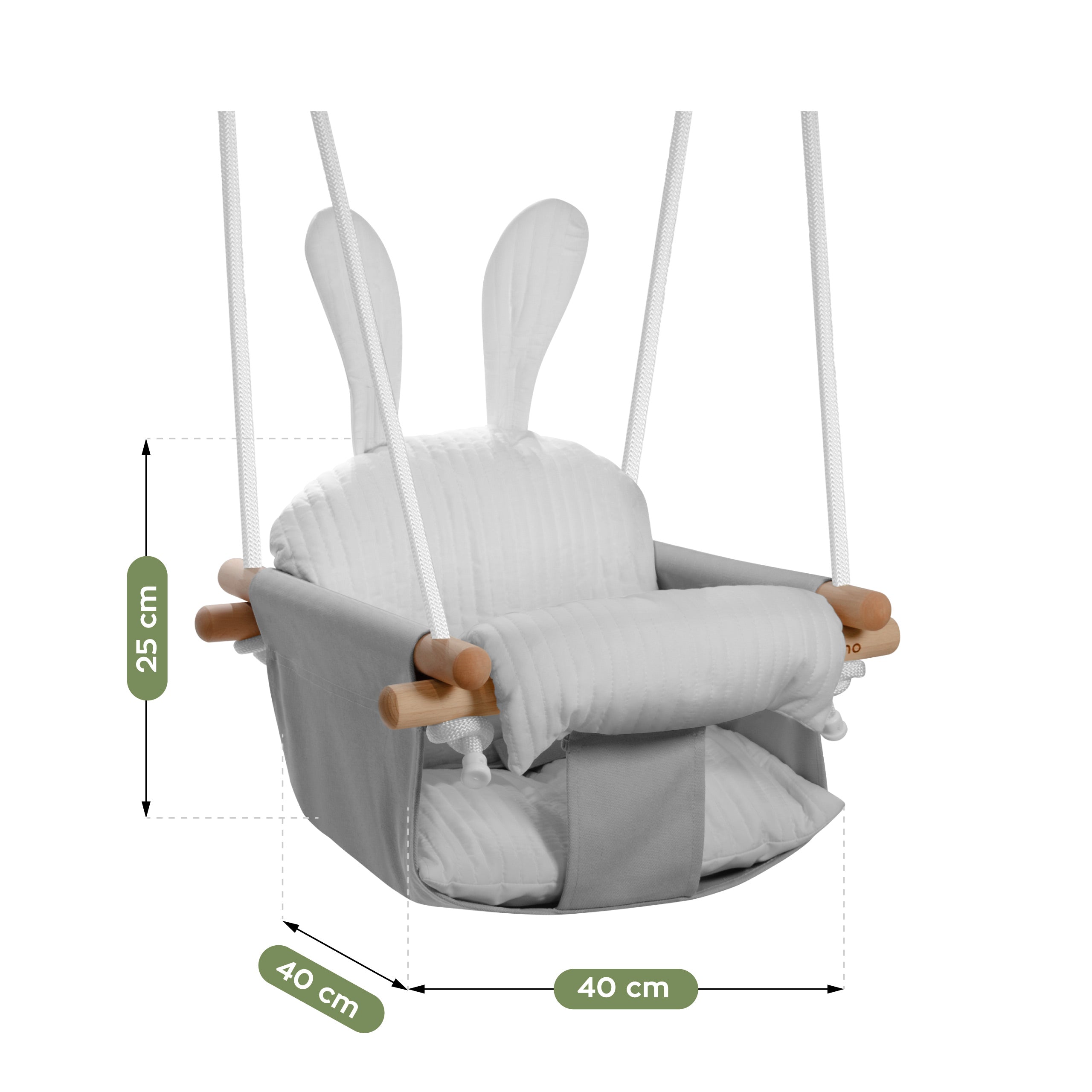 Leagăn pentru copii Tulano Hop 33 Grey