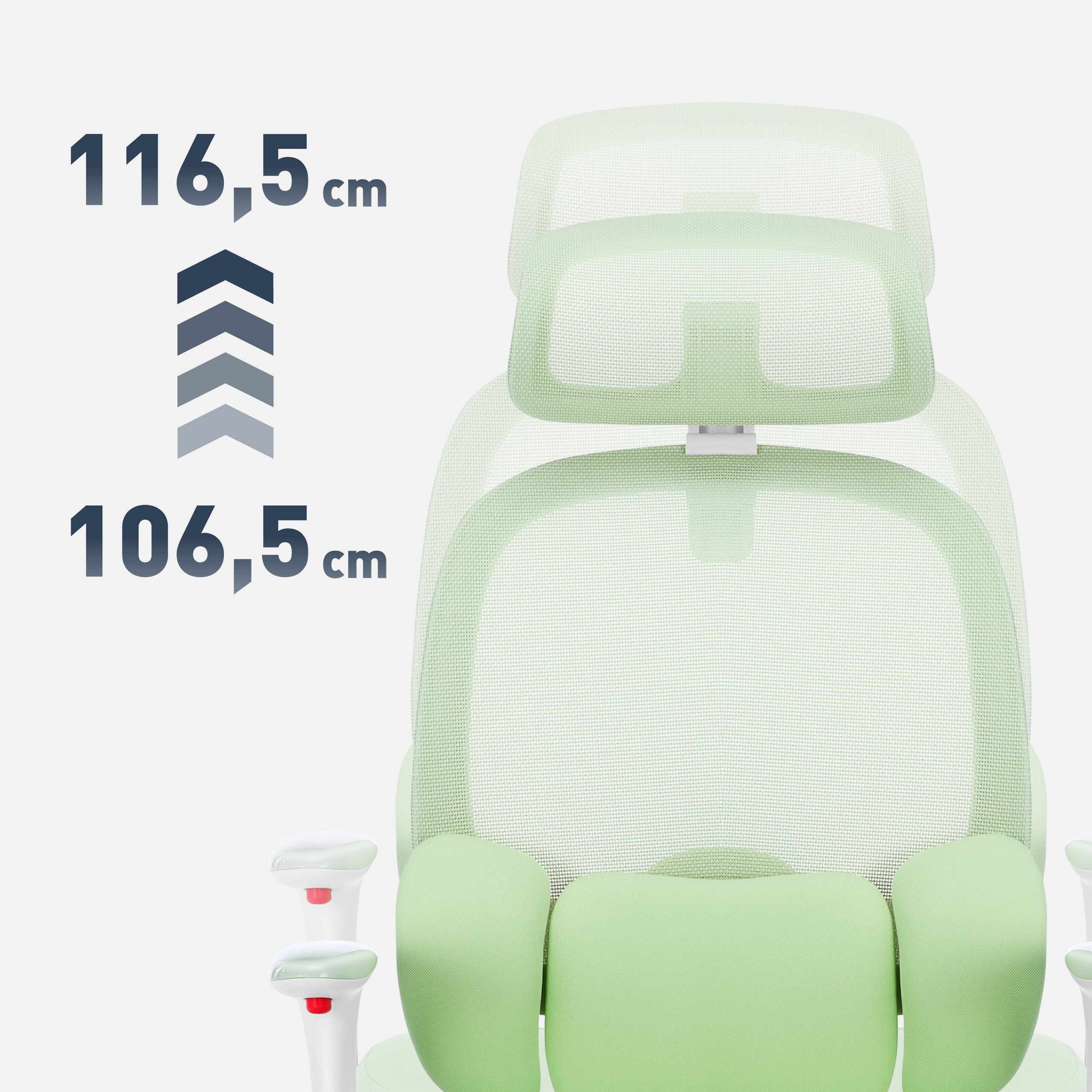 Înălțime reglabilă – se potrivește perfect cu biroul