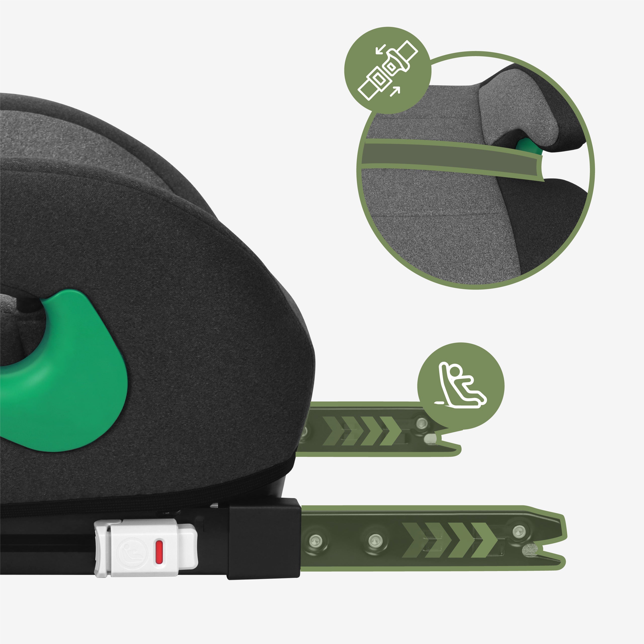 Instalare simplă cu sistemul Isofix