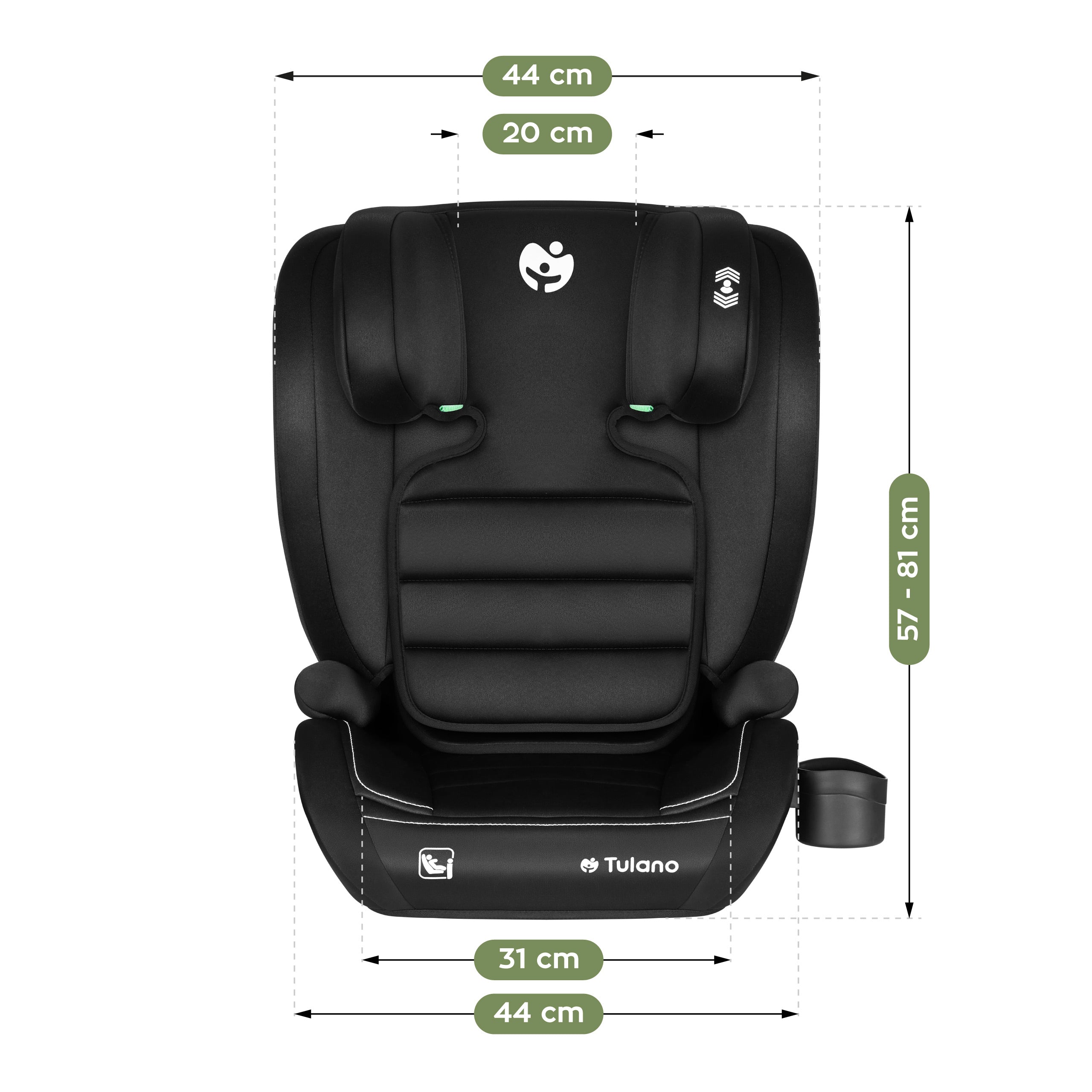 OUTLET Scaun auto Tulano Joy 25 Black 100-150 cm I-size