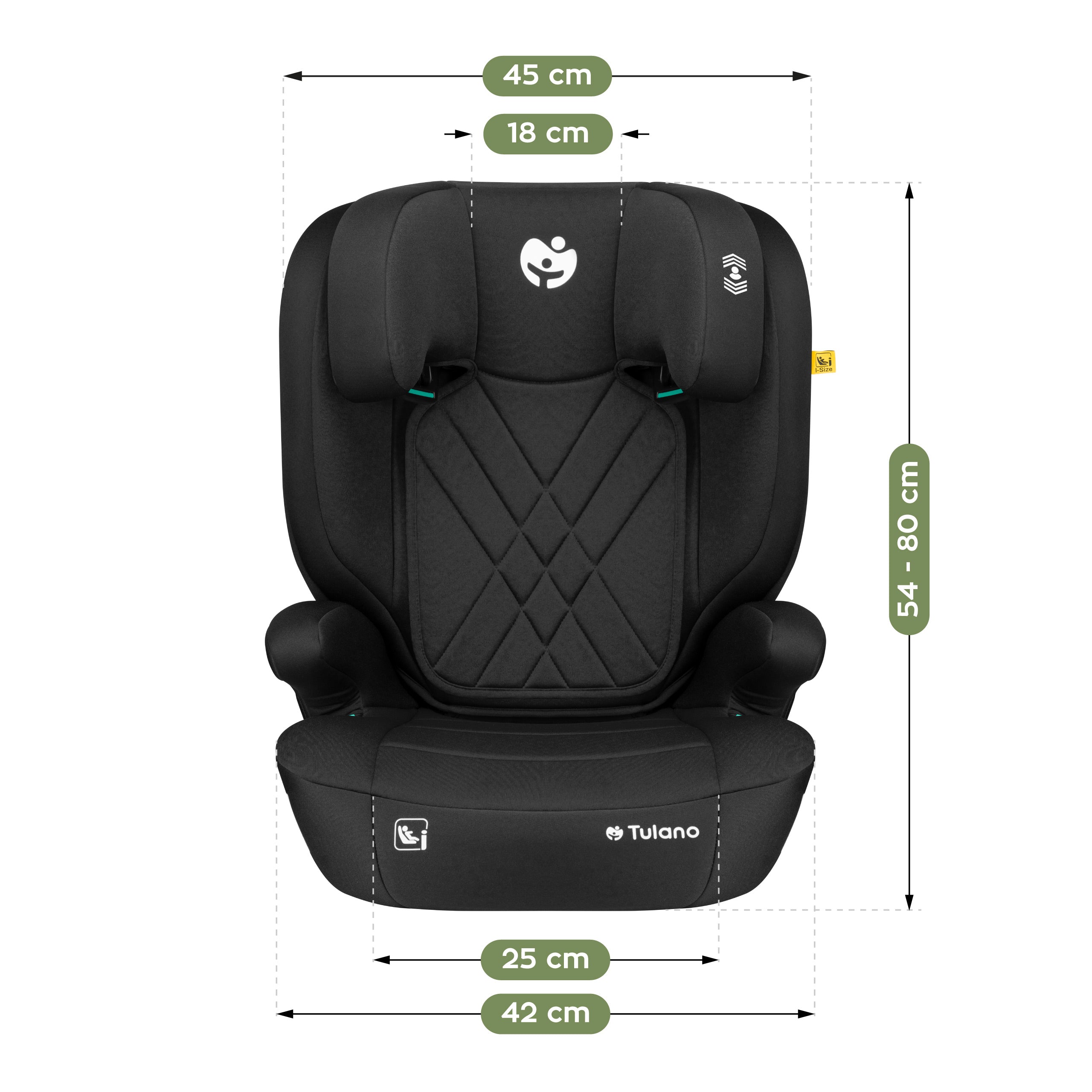 OUTLET Scaun auto pentru copii 2 în 1, 100–150 cm, Joy 45 Black I-Size