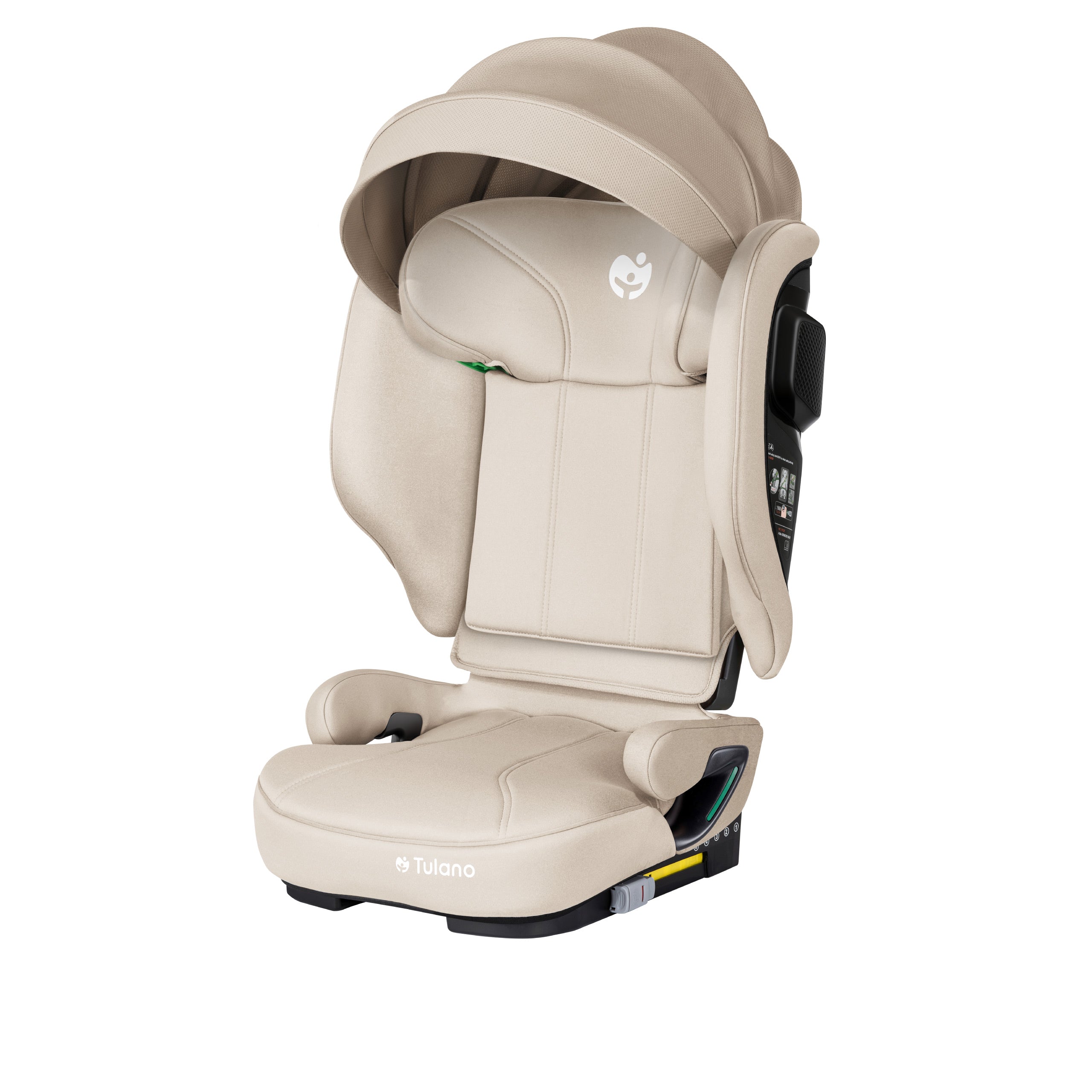 Scaun auto pentru copii cu înălțimea între 100 și 150 cm Tulano Joy 55 Beige I-Size