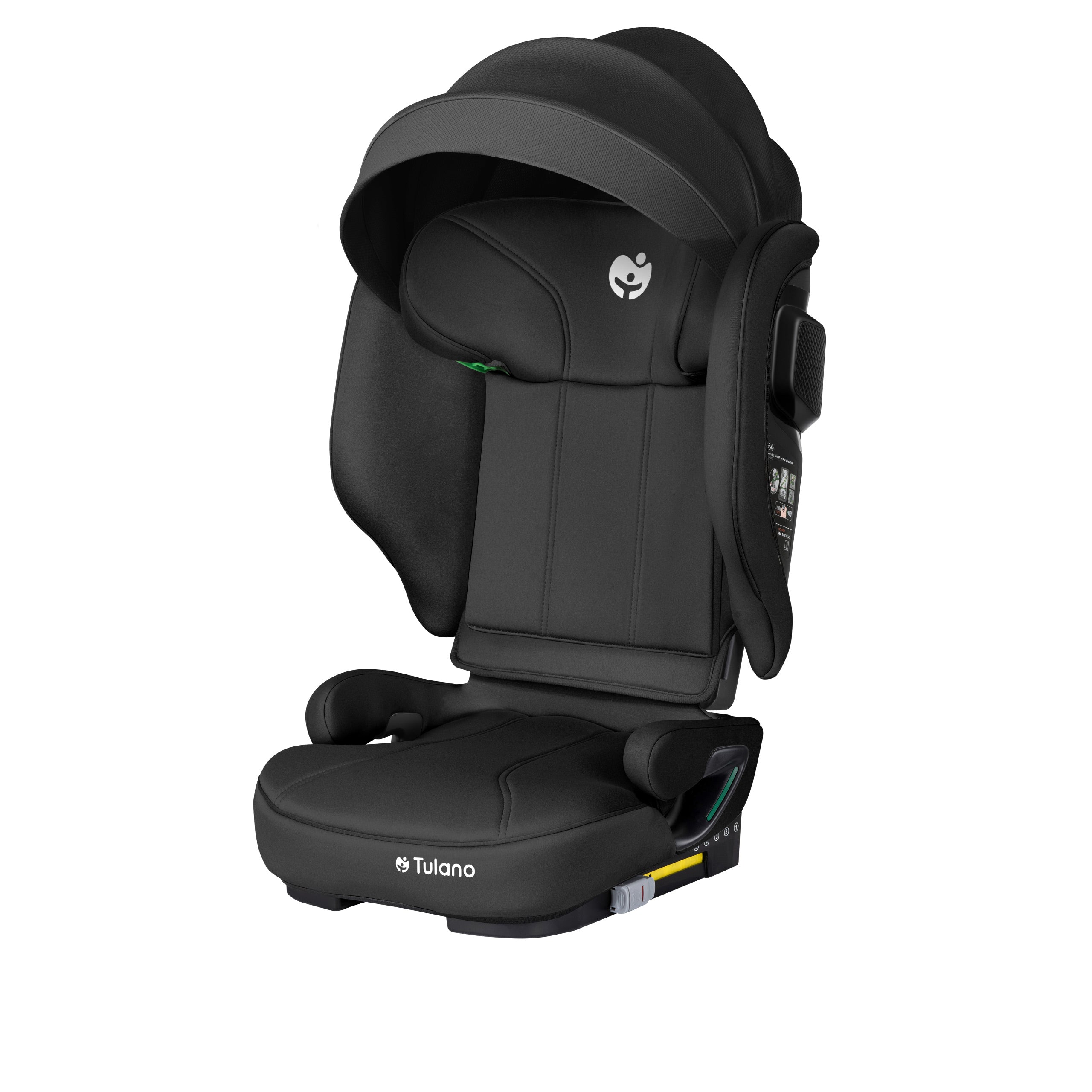Scaun auto pentru copii cu înălțimea între 100 și 150 cm Tulano Joy 55 Black I-Size