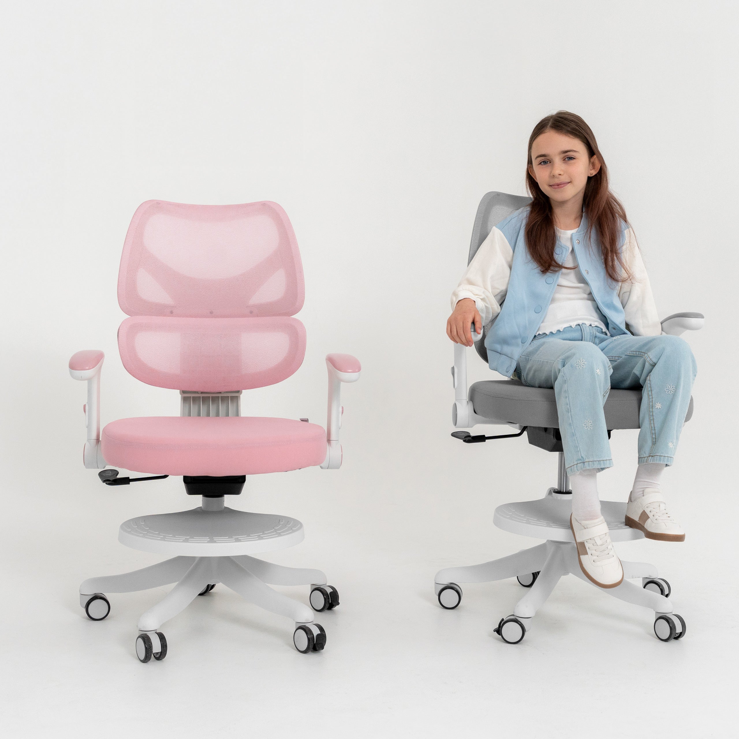 Scaun rotativ ergonomic pentru copii – confort și comoditate în timpul studiului