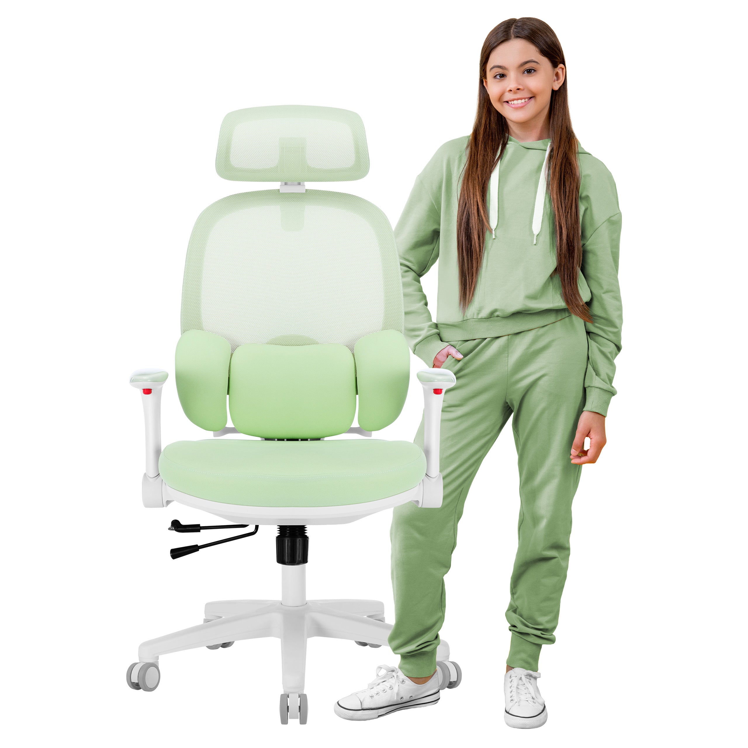 Scaun ergonomic pentru copii Mark Adler Junior 6.3 Green