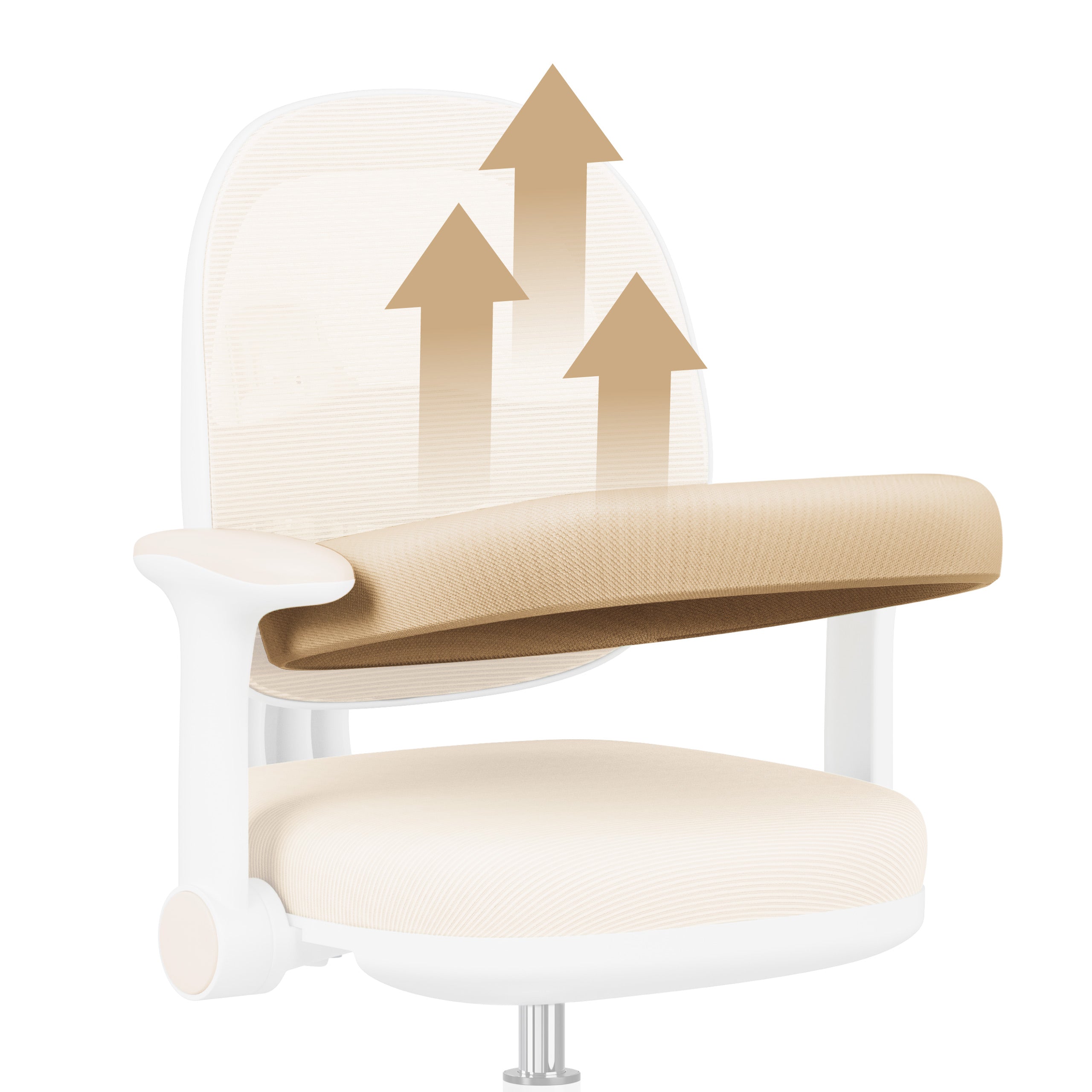 OUTLET Scaun ergonomic de birou pentru copii Mark Adler Junior 3.6 Beige