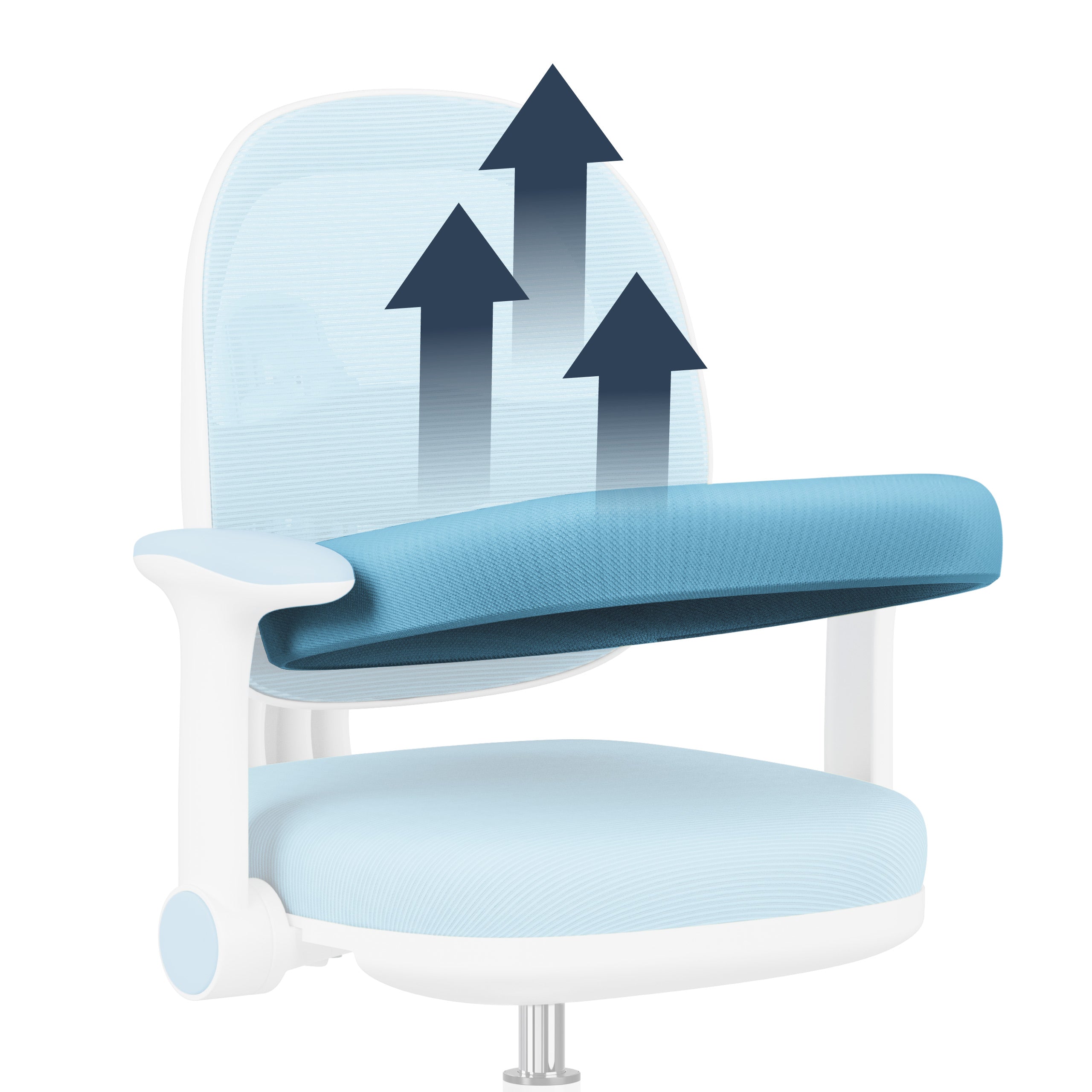 Scaun ergonomic de birou pentru copii Mark Adler Junior 3.6 Blue