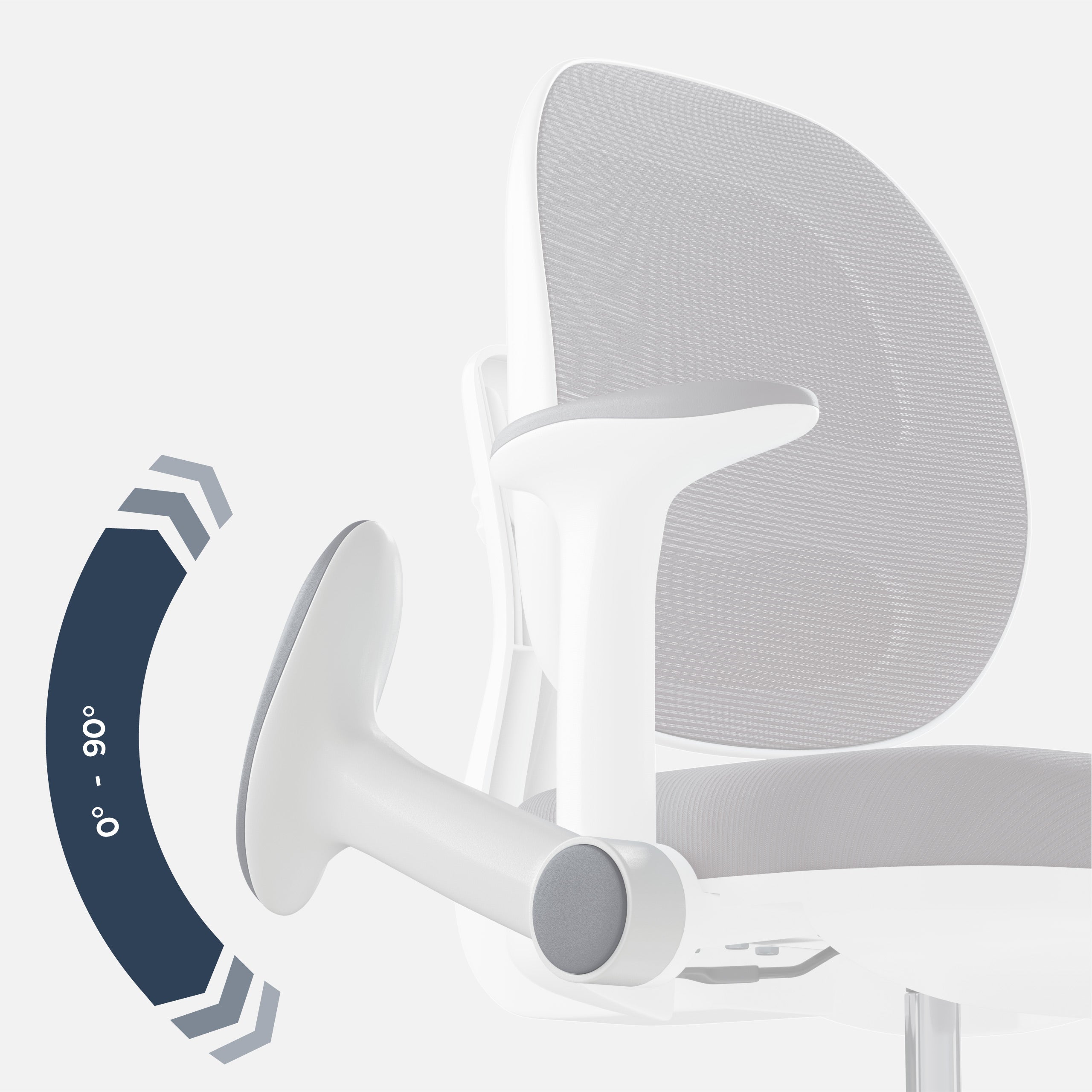 Scaun ergonomic de birou pentru copii Mark Adler Junior 3.6 Grey
