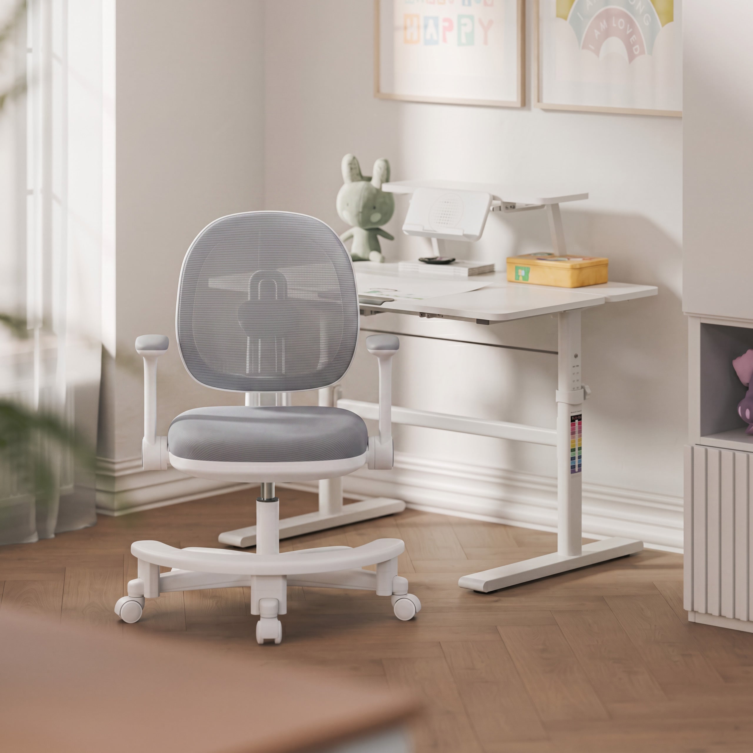 Scaun ergonomic de birou pentru copii Mark Adler Junior 3.6 Grey