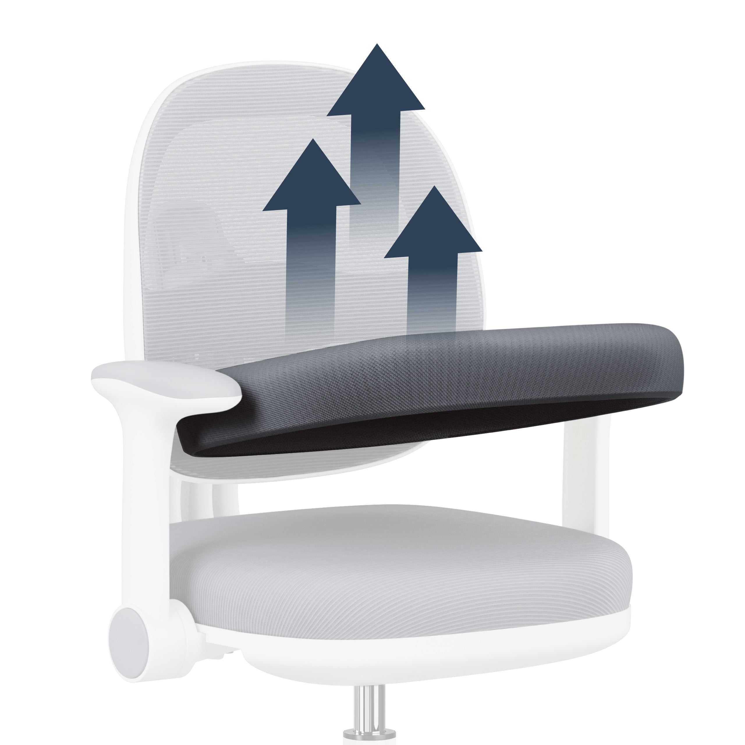 Scaun ergonomic de birou pentru copii Mark Adler Junior 3.6 Grey