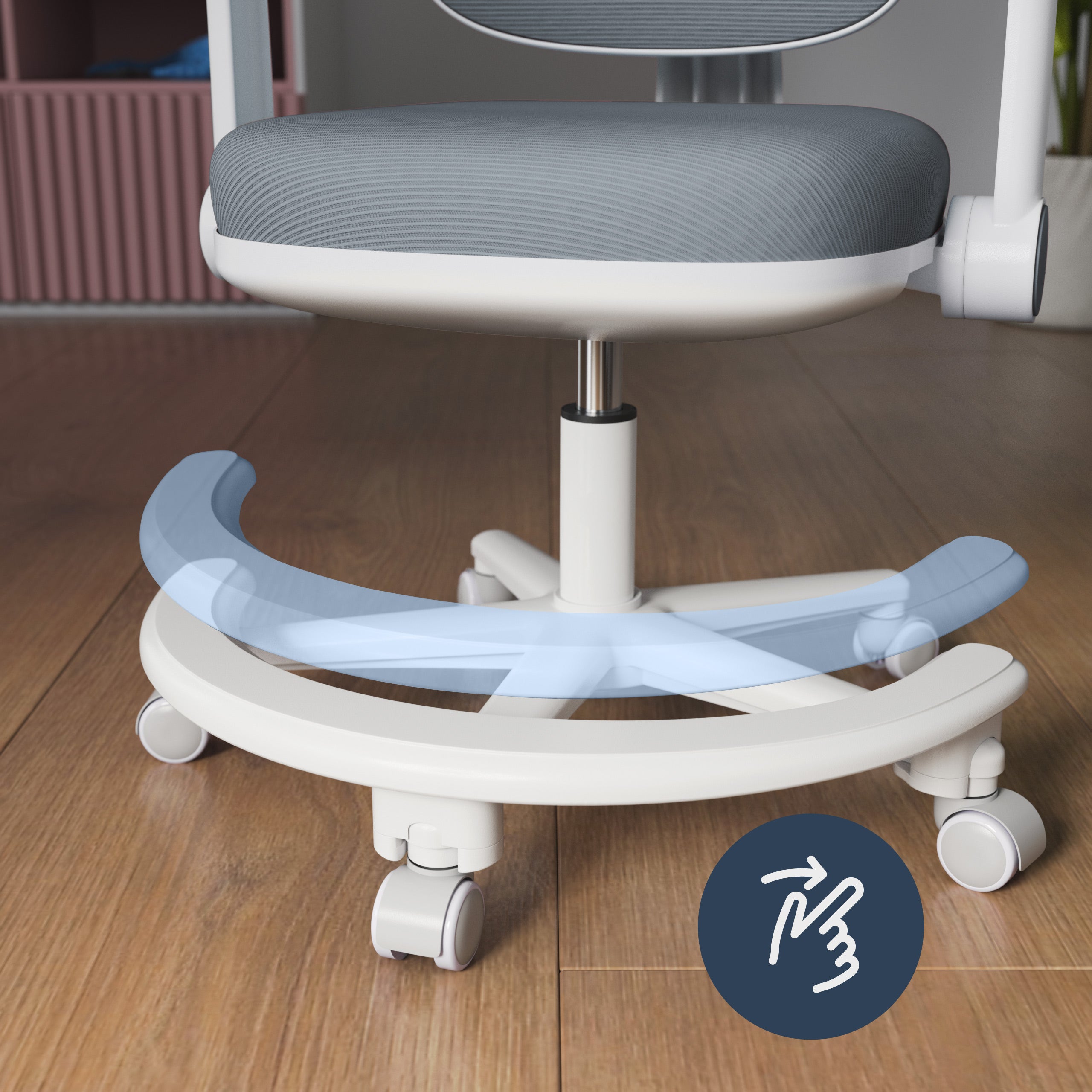 Scaun ergonomic de birou pentru copii Mark Adler Junior 3.6 Grey