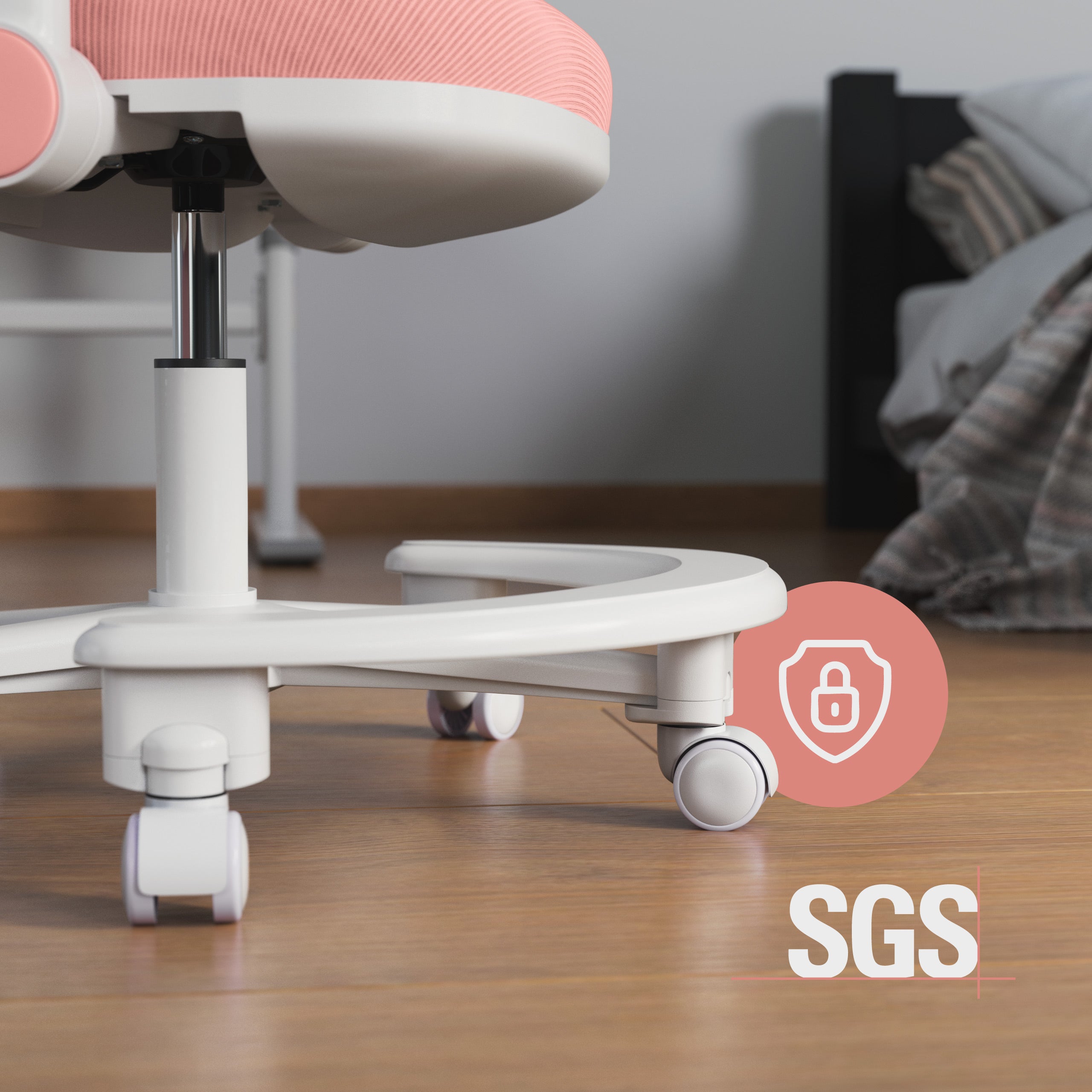 Scaun ergonomic de birou pentru copii Mark Adler Junior 3.6 Pink