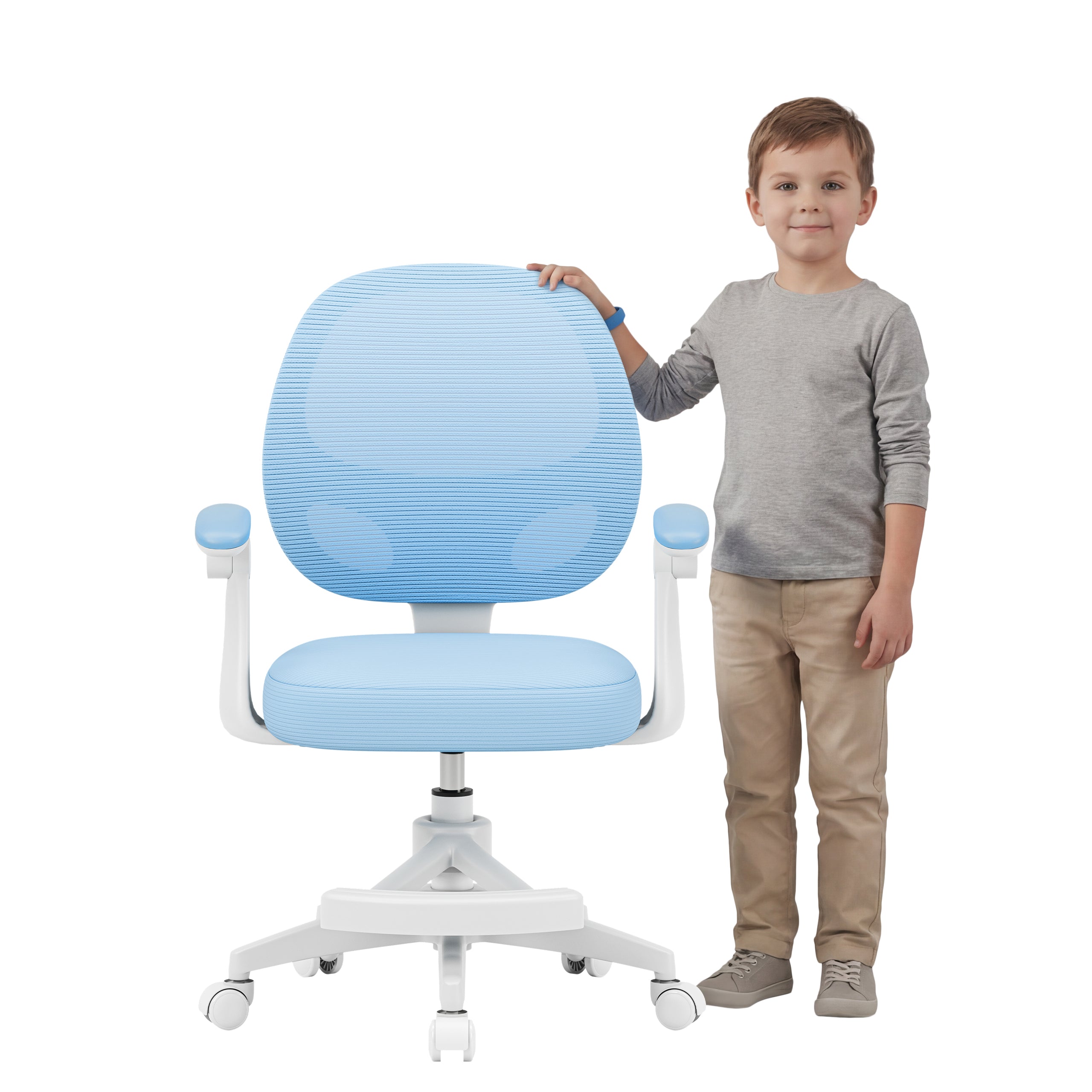Scaun rotativ pentru copii Mark Adler Junior 3.1 Blue