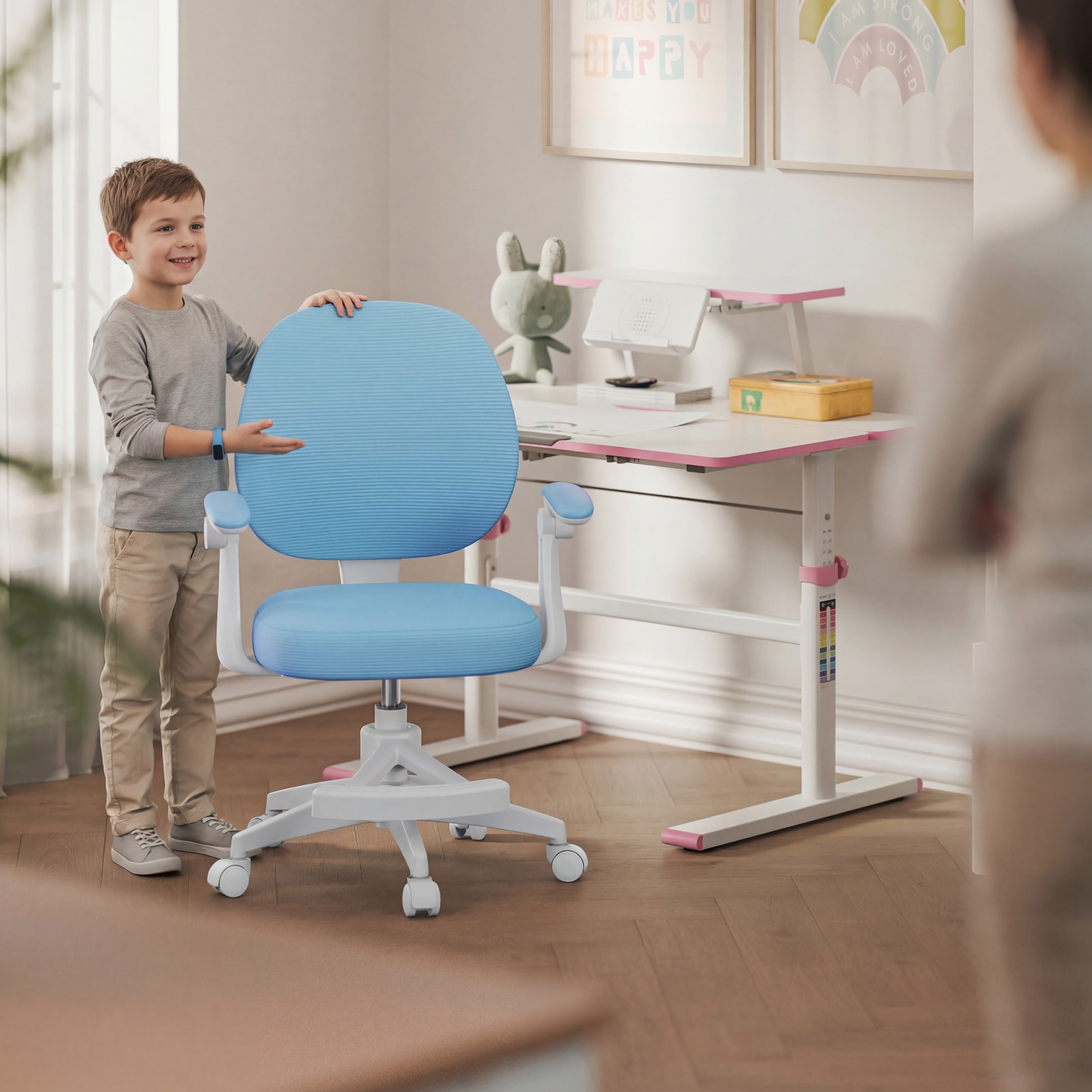 Scaun rotativ pentru copii Mark Adler Junior 3.1 Blue
