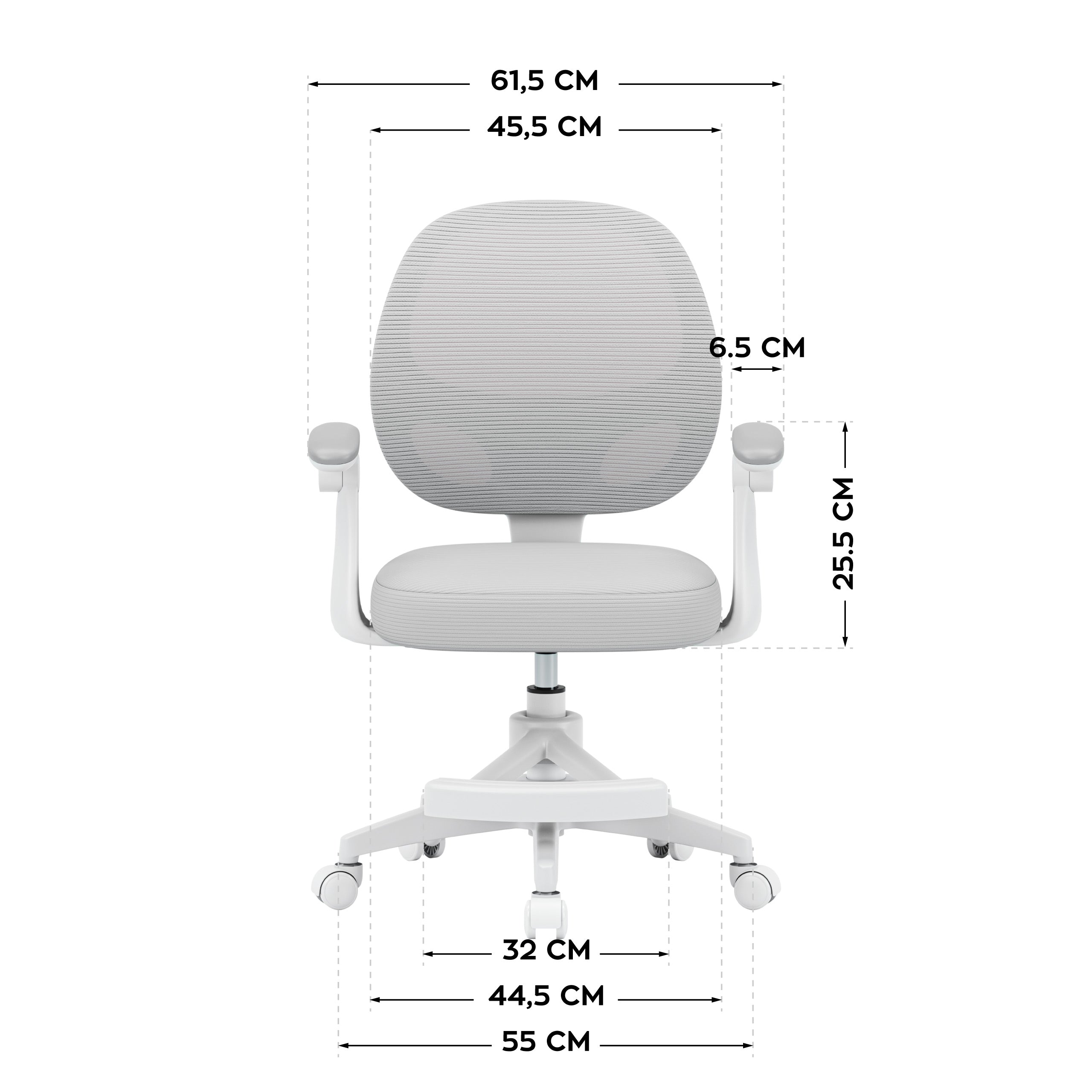 OUTLET Scaun rotativ pentru copii Mark Adler Junior 3.1 Grey