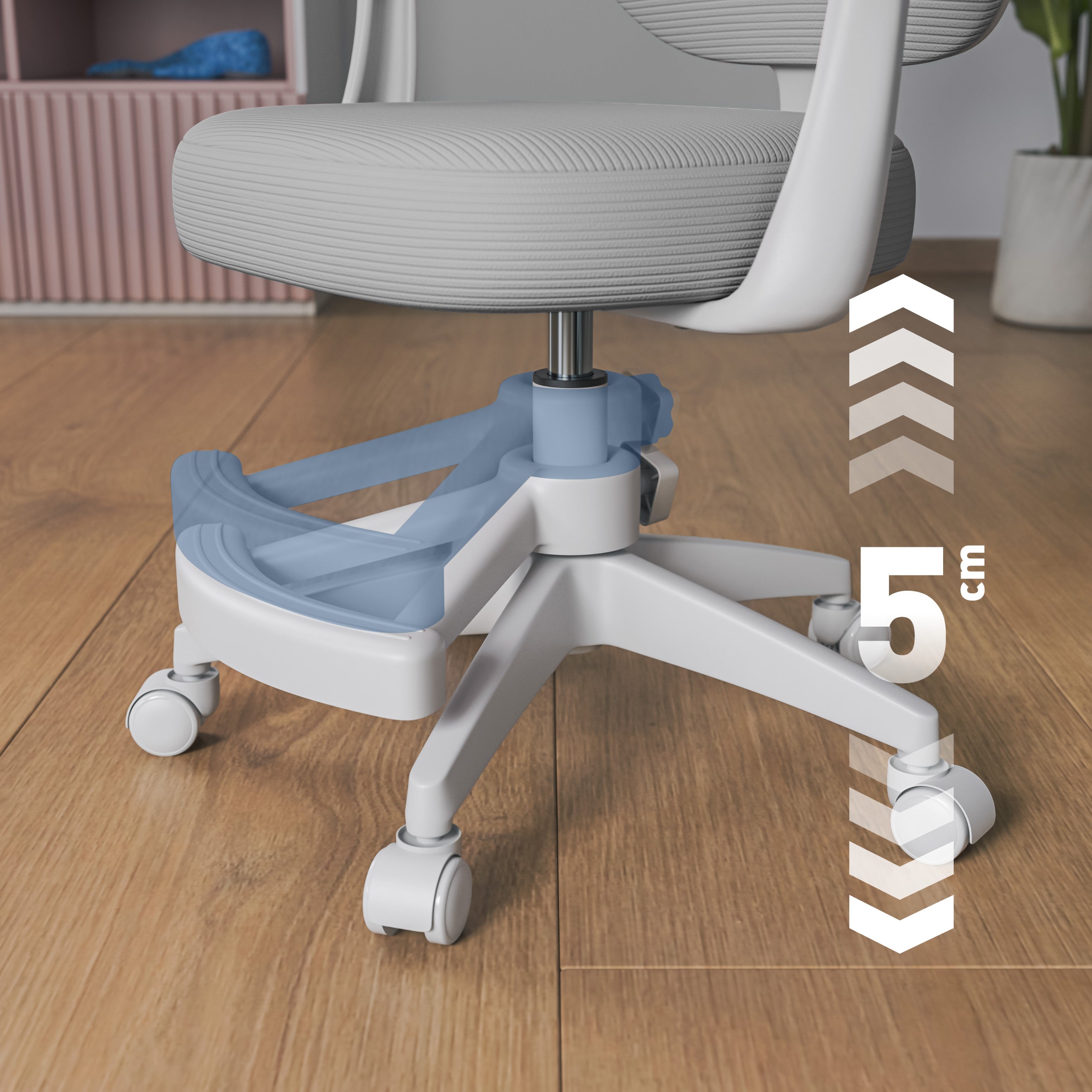 OUTLET Scaun rotativ pentru copii Mark Adler Junior 3.1 Grey