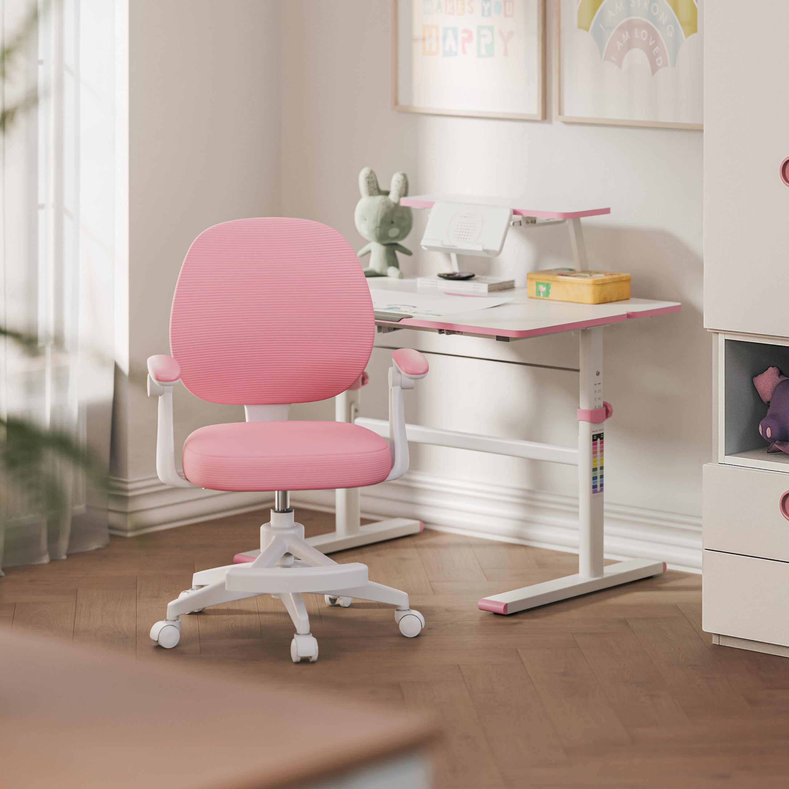 OUTLET Scaun rotativ pentru copii Mark Adler Junior 3.1 Pink