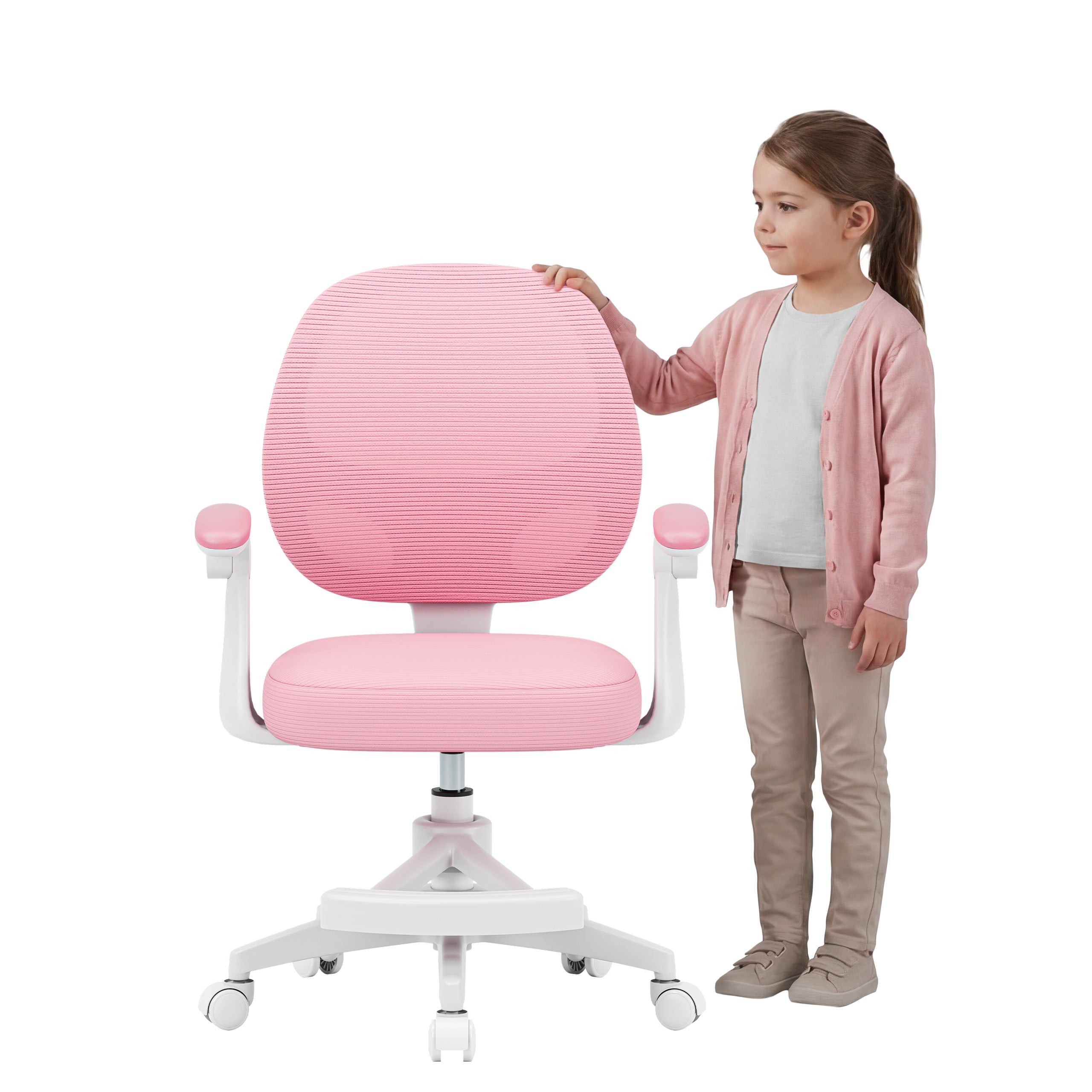 OUTLET Scaun rotativ pentru copii Mark Adler Junior 3.1 Pink