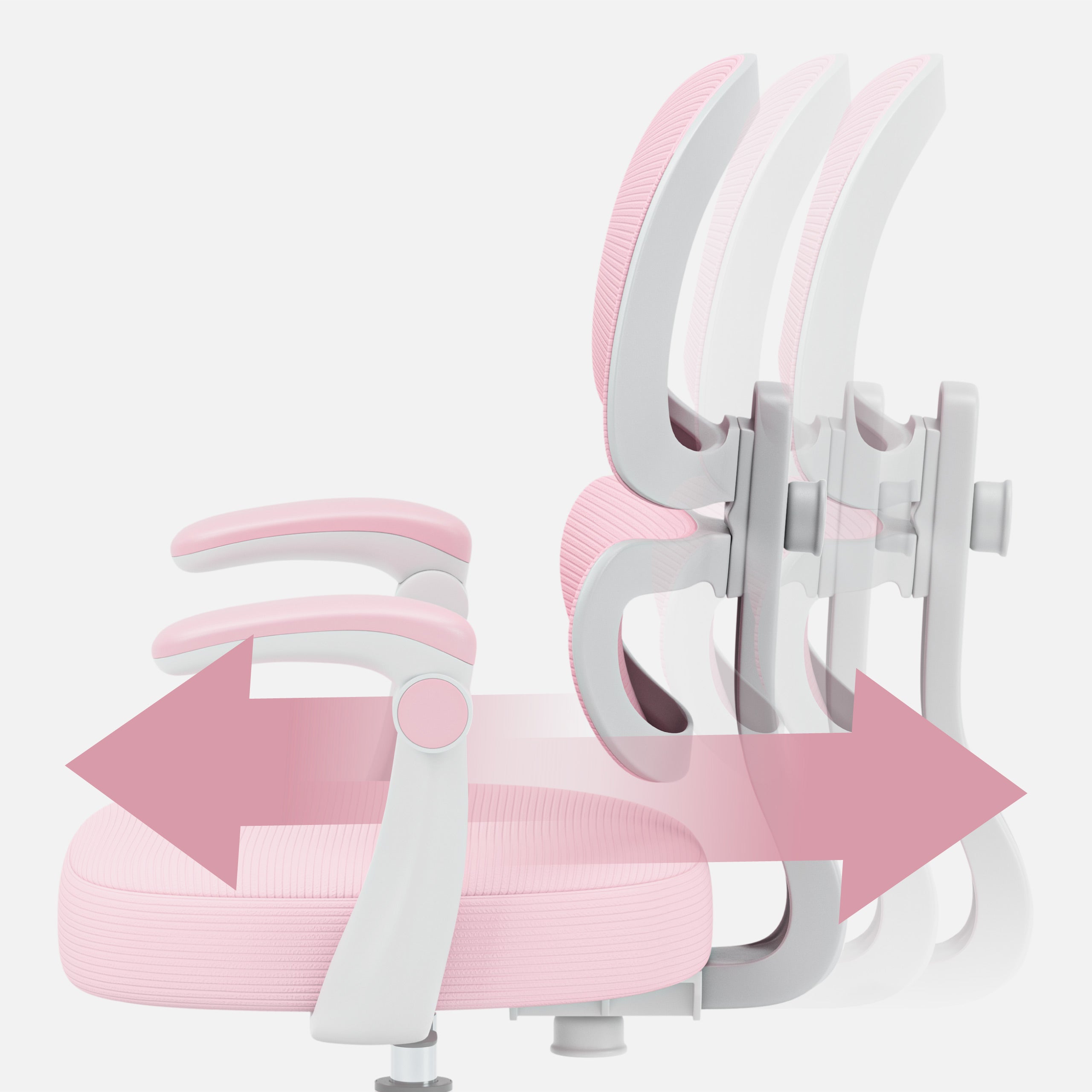 Scaun ergonomic pentru copii Mark Adler Junior 4.4 Pink
