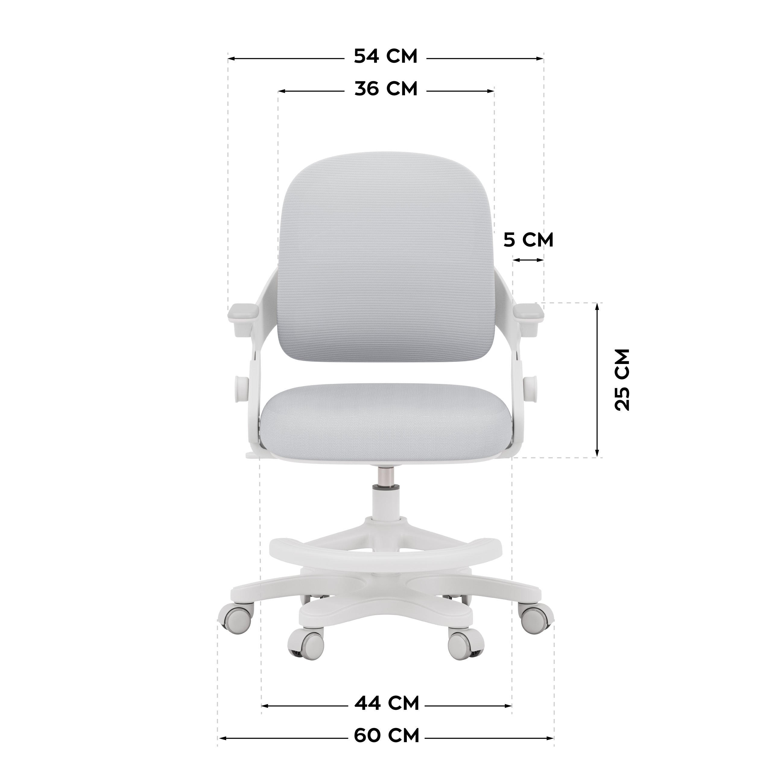 Scaun de birou pentru copii Mark Adler Junior 4.3 Grey