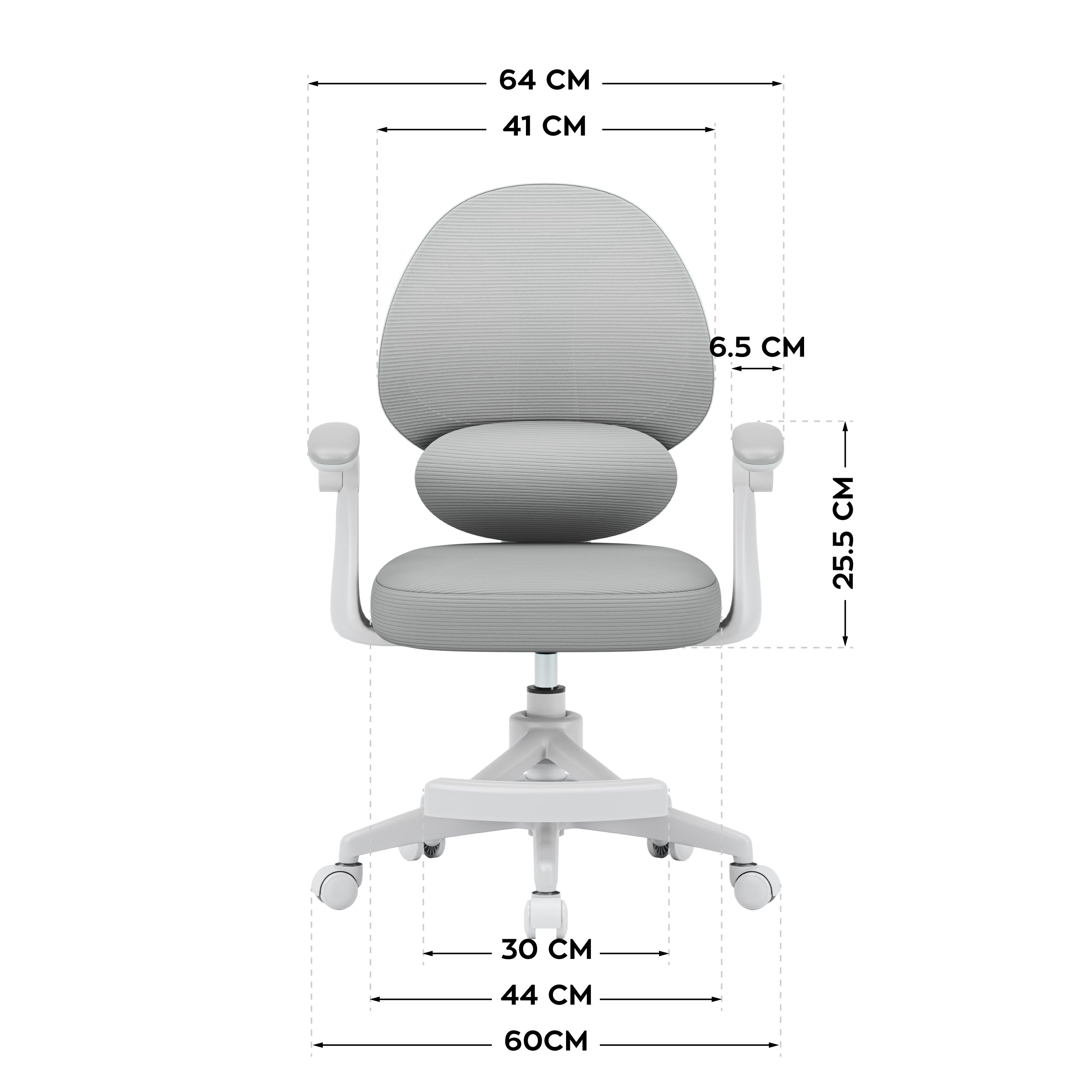 Fotoliu reglabil pentru copii Mark Adler Junior 4.5 Grey