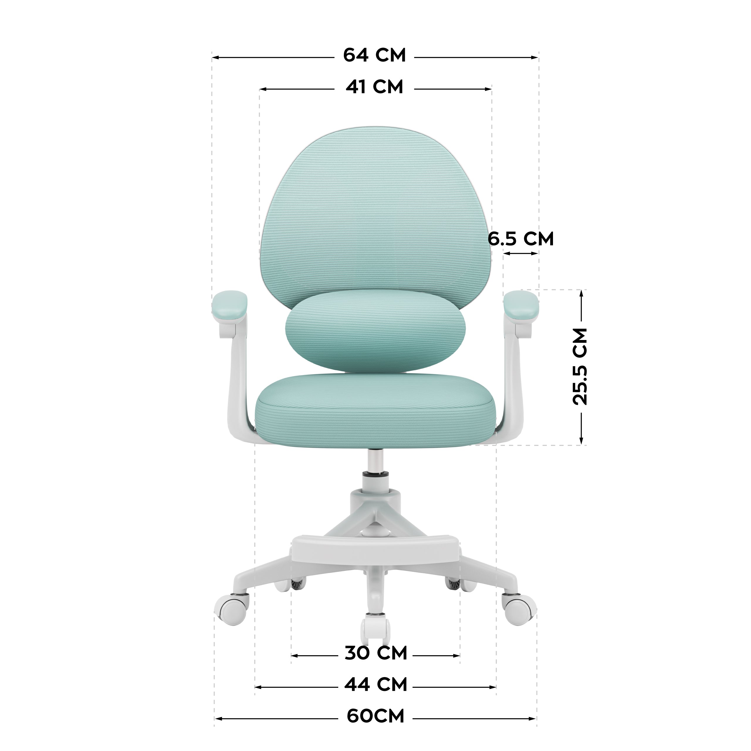 Fotoliu reglabil pentru copii Mark Adler Junior 4.5 Mint