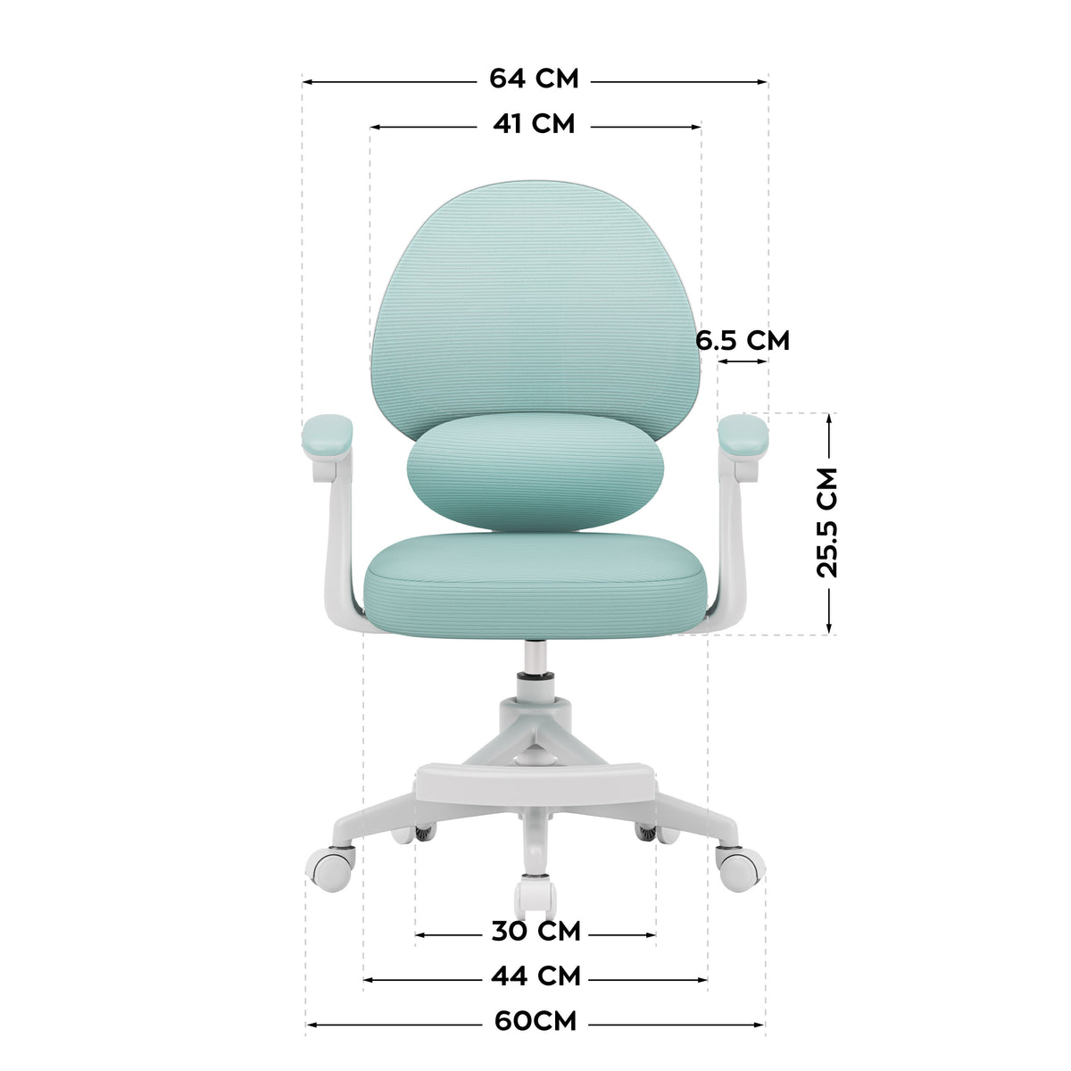 Fotoliu reglabil pentru copii Mark Adler Junior 4.5 Mint