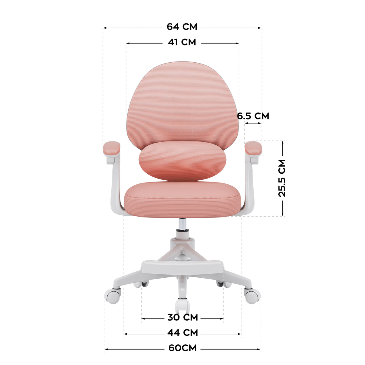 Fotoliu reglabil pentru copii Mark Adler Junior 4.5 Pink