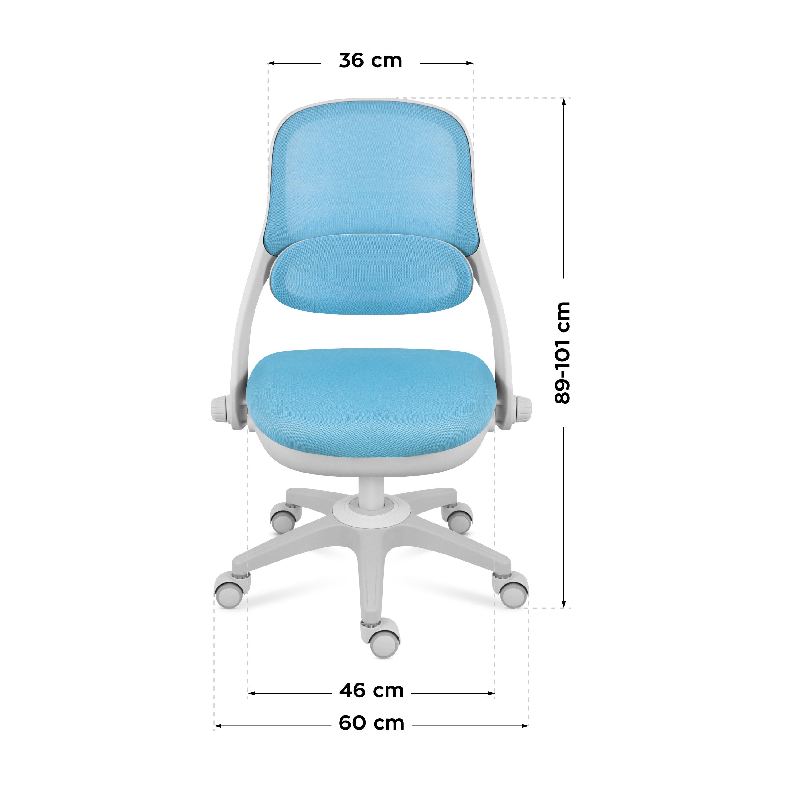 Scaun rotativ pentru copii Mark Adler Junior 4.7 Blue