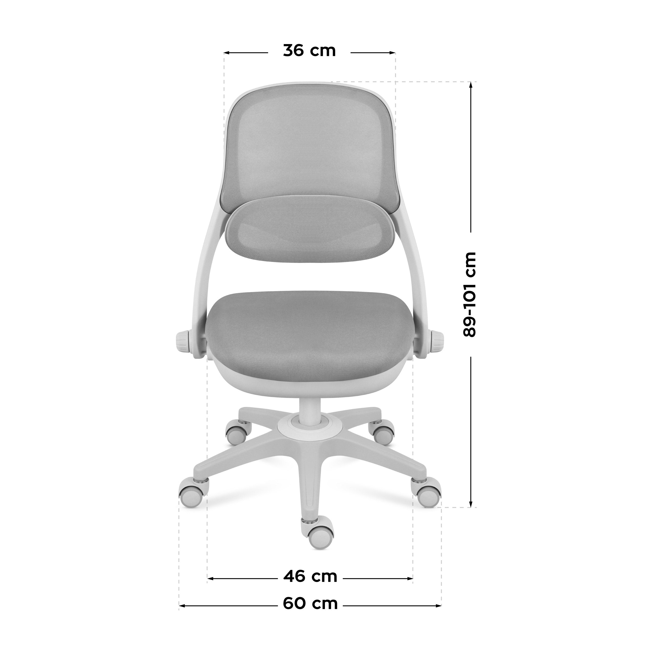 Scaun rotativ pentru copii Mark Adler Junior 4.7 Grey