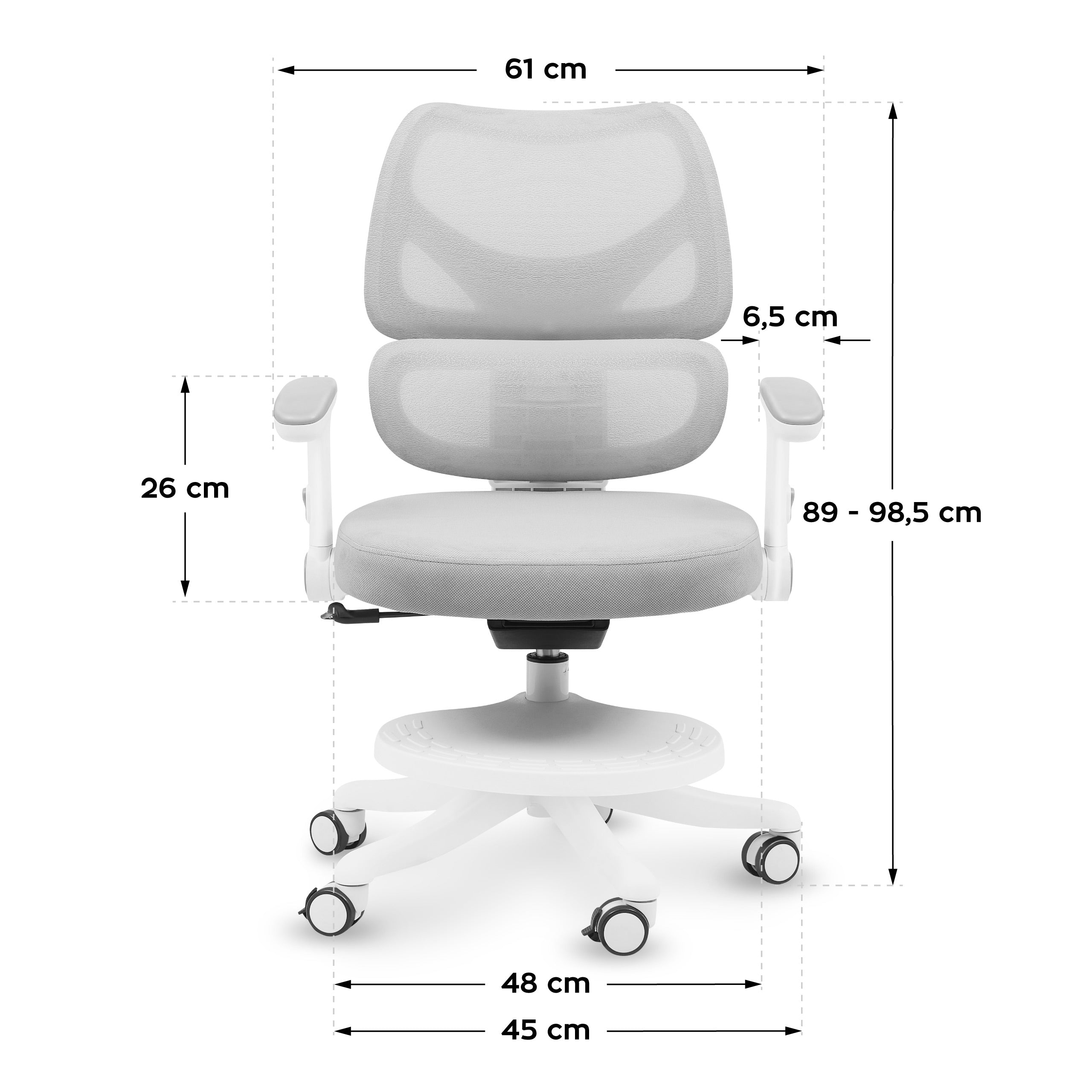 Scaun rotativ Mark Adler Junior 5.3 Grey