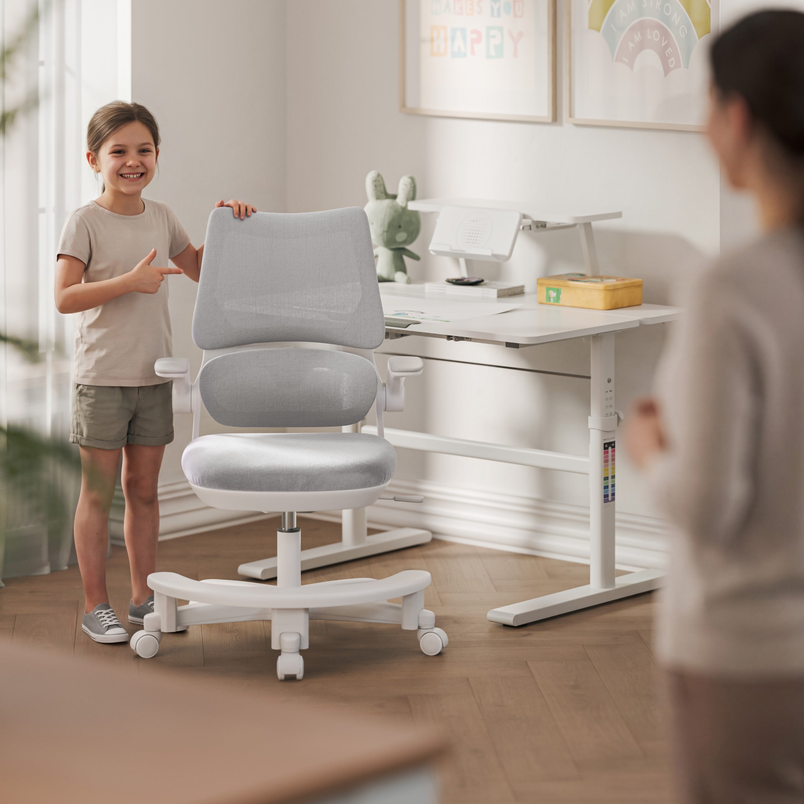 Scaun de birou pentru copii Mark Adler Junior 5.7 Grey