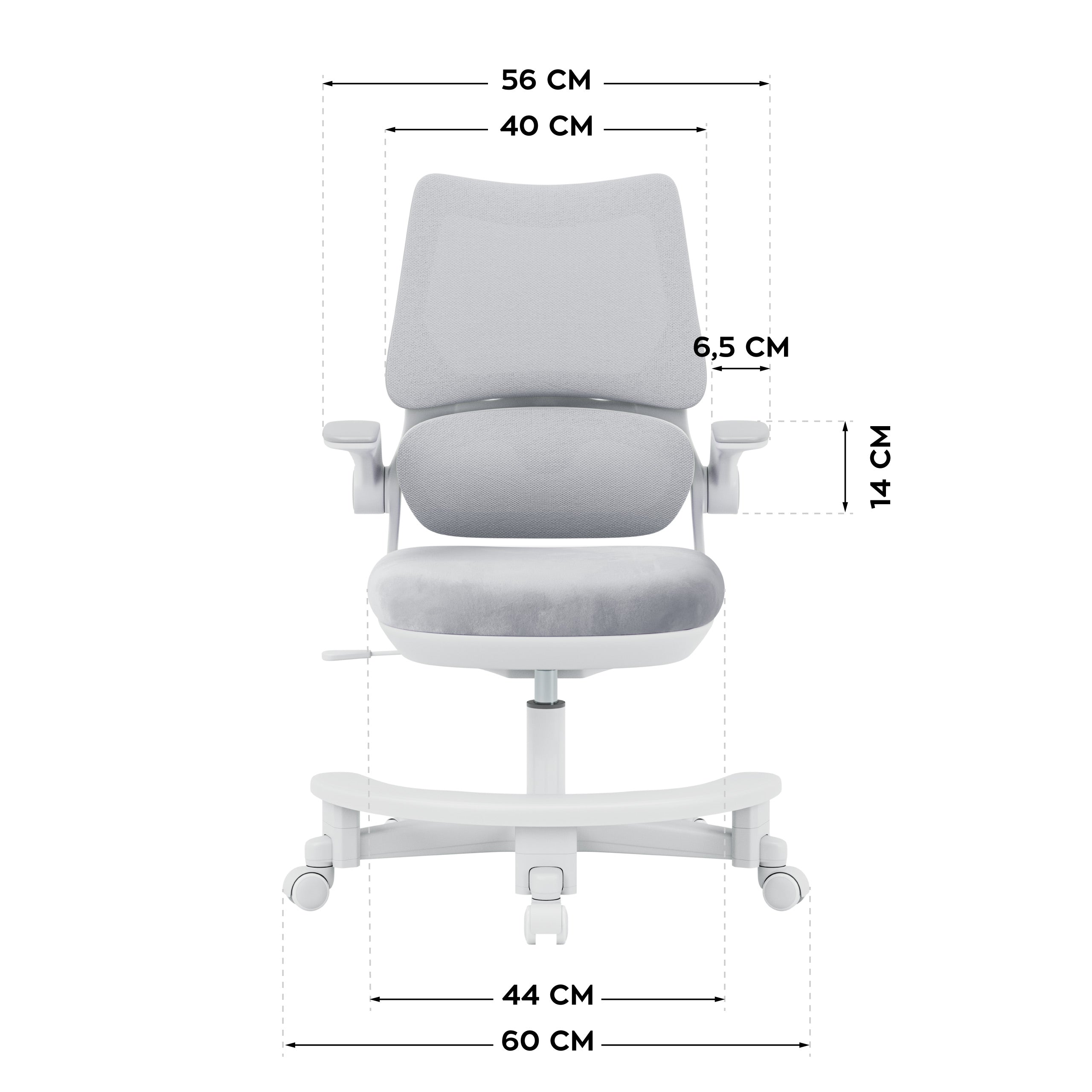 Scaun de birou pentru copii Mark Adler Junior 5.7 Grey
