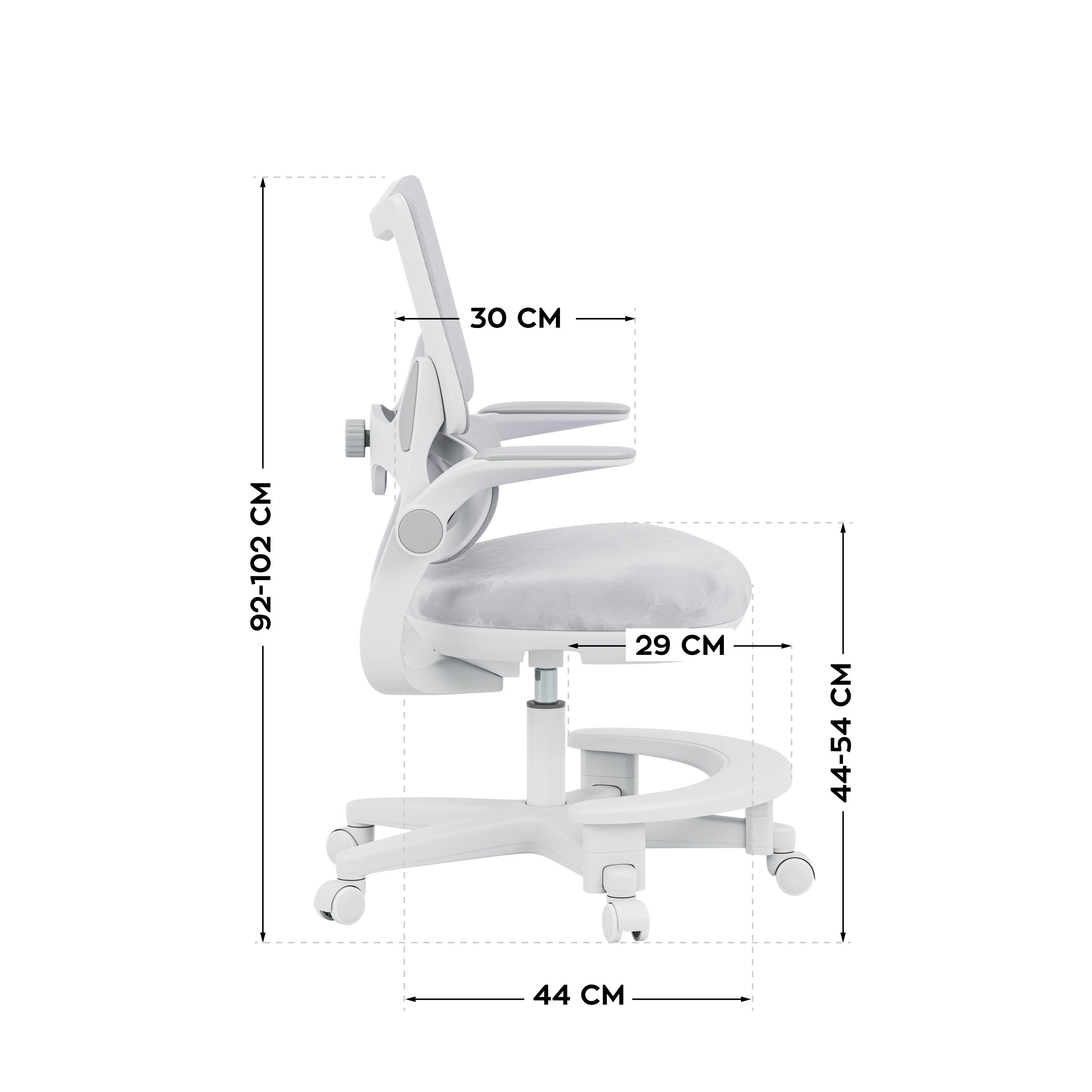 Scaun de birou pentru copii Mark Adler Junior 5.7 Grey