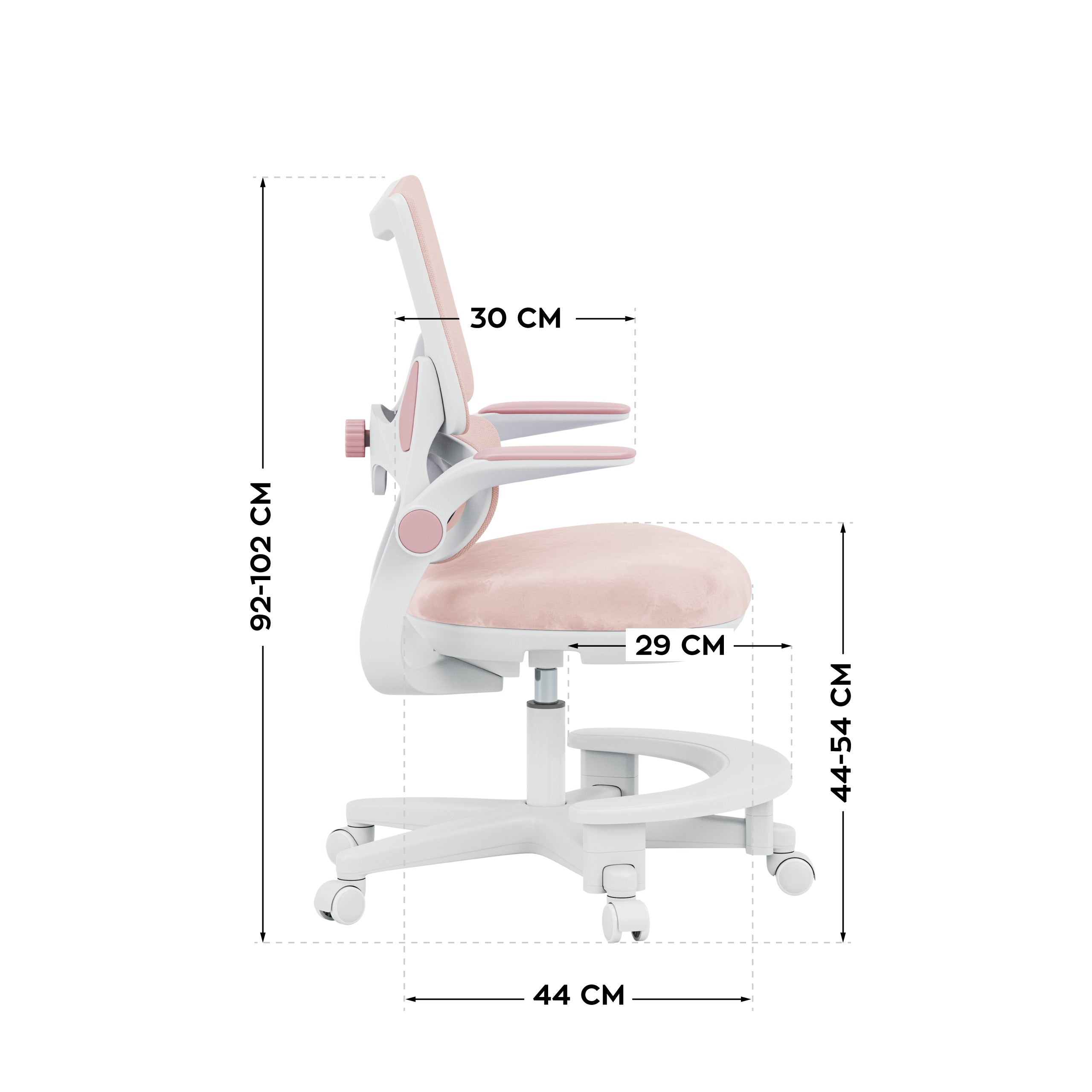 Scaun de birou pentru copii Mark Adler Junior 5.7 Pink