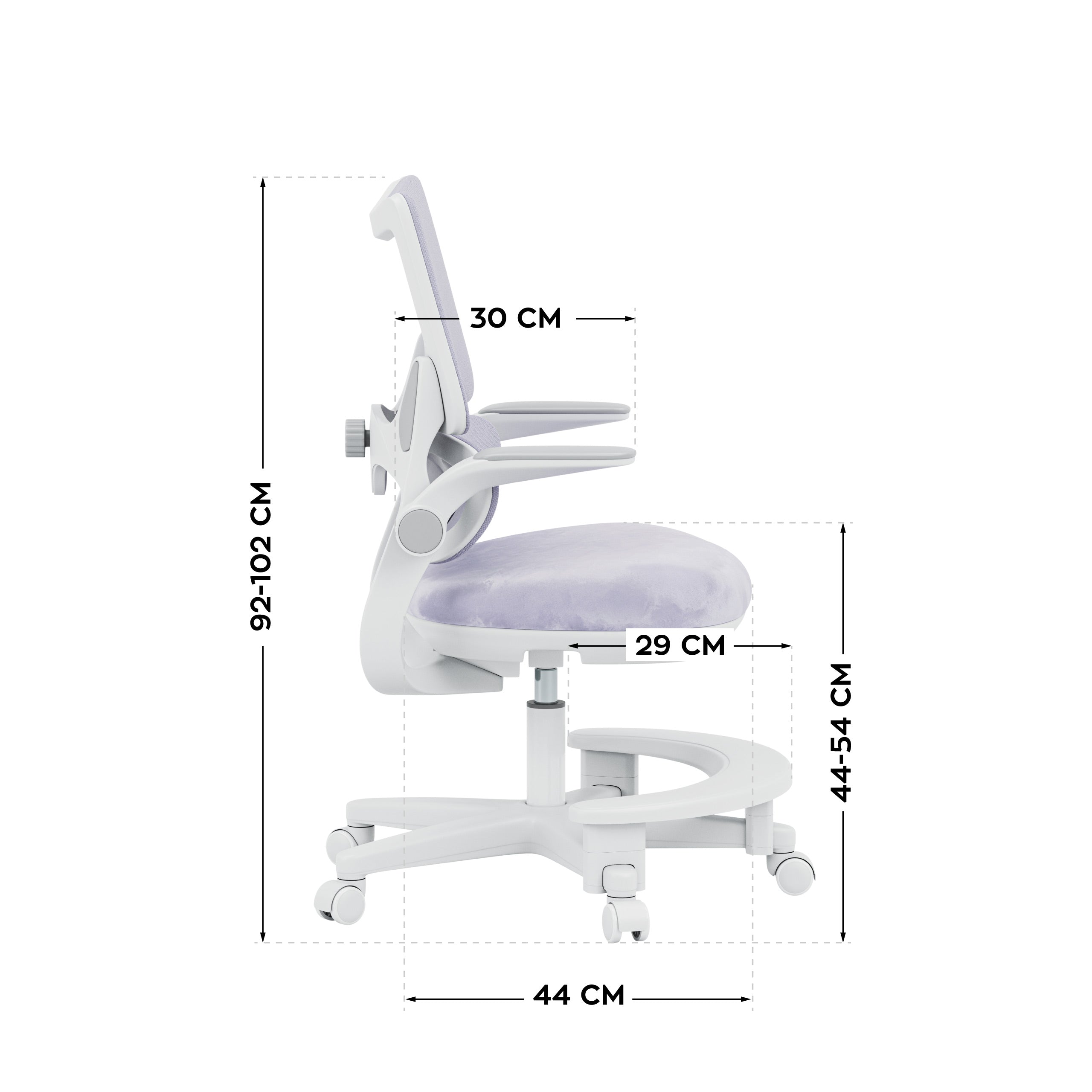 Scaun de birou pentru copii Mark Adler Junior 5.7 Purple