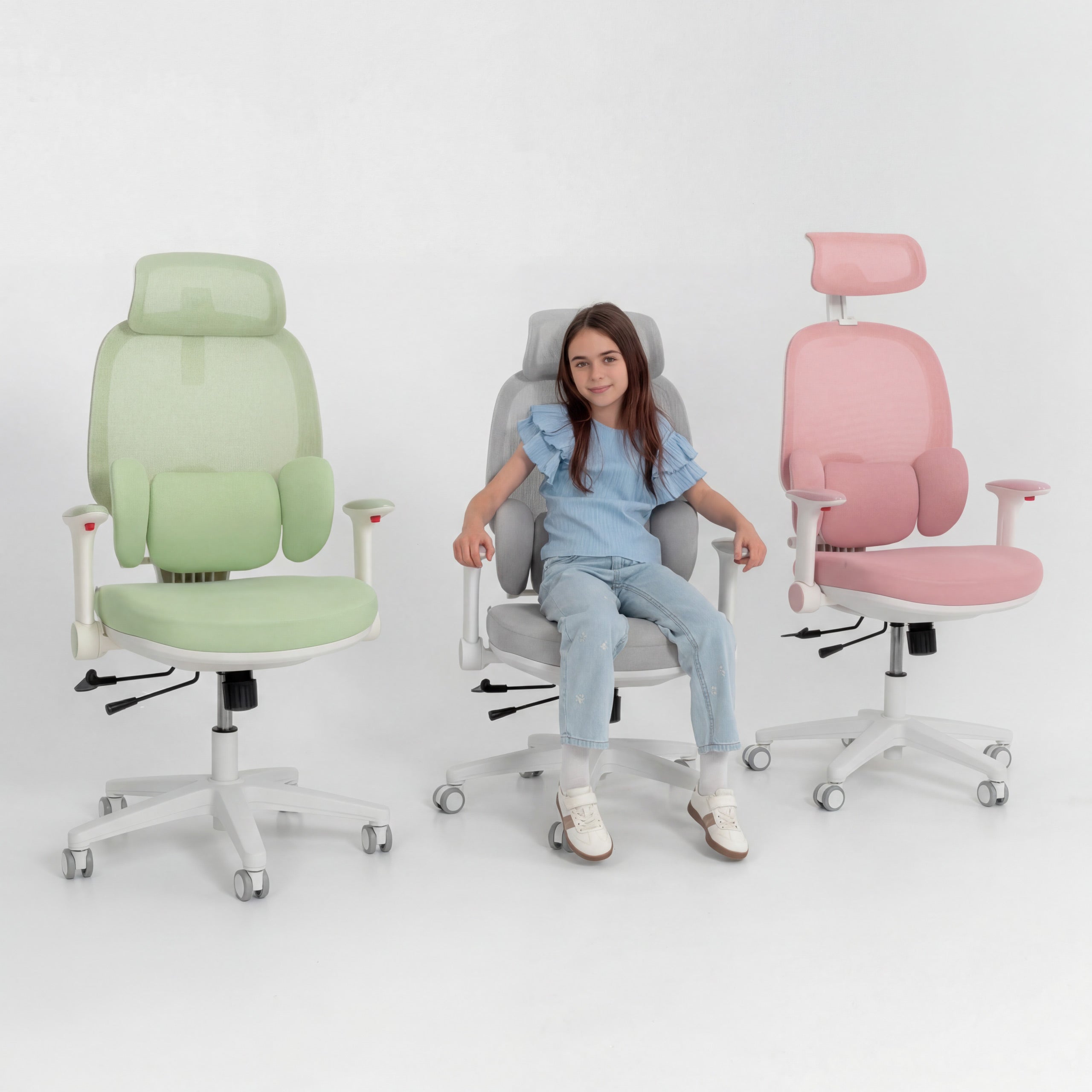 Scaun ergonomic pentru copii Mark Adler Junior 6.3 Green