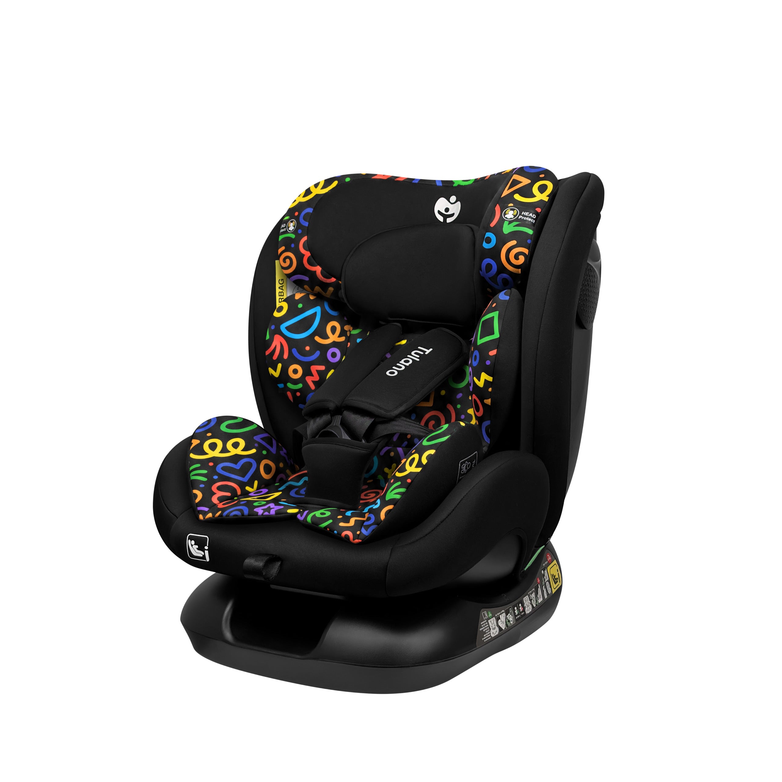 Scaun auto pentru copii Tulano Loom 15 Black Loco
