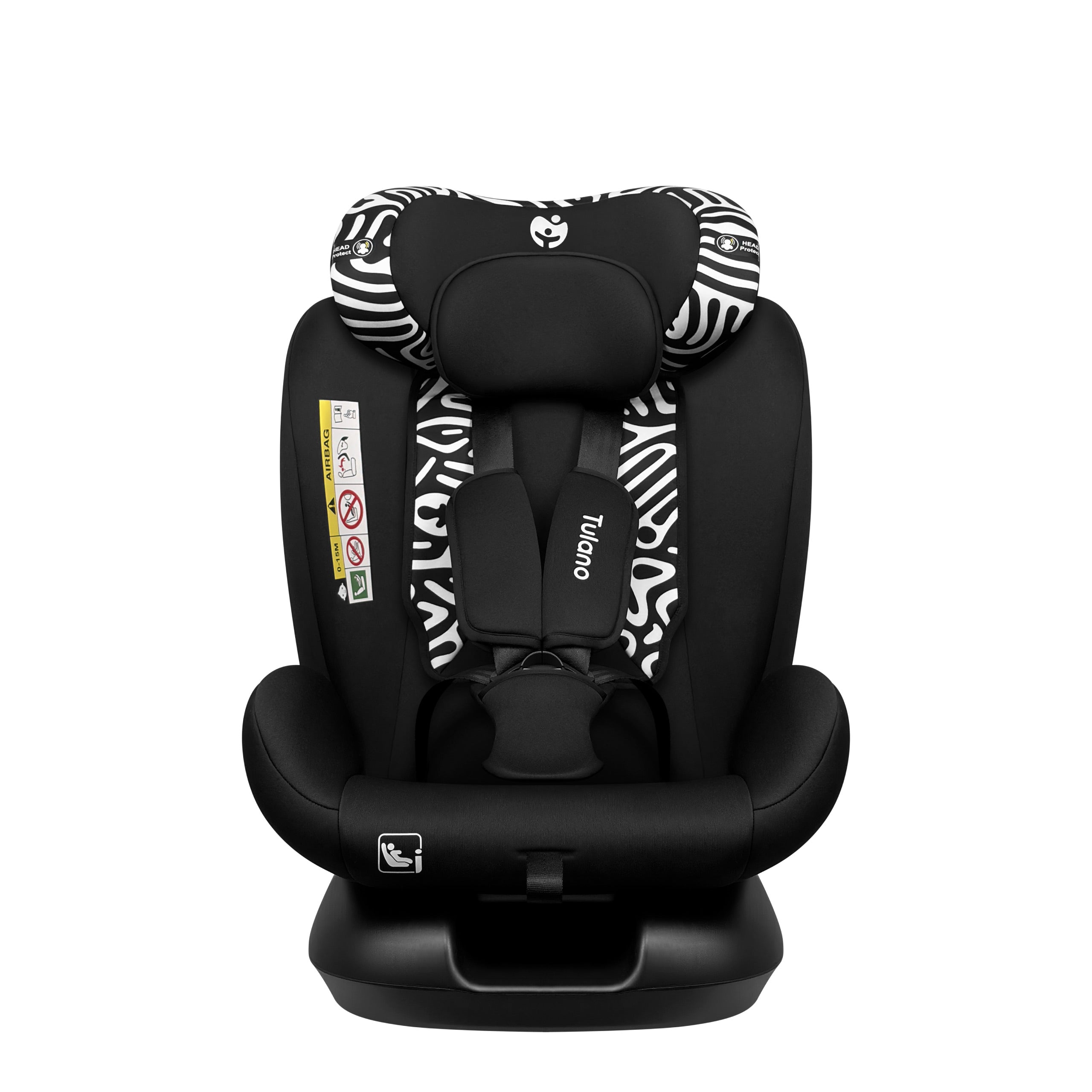 Scaun auto pentru copii Tulano Loom 15 Black Mono