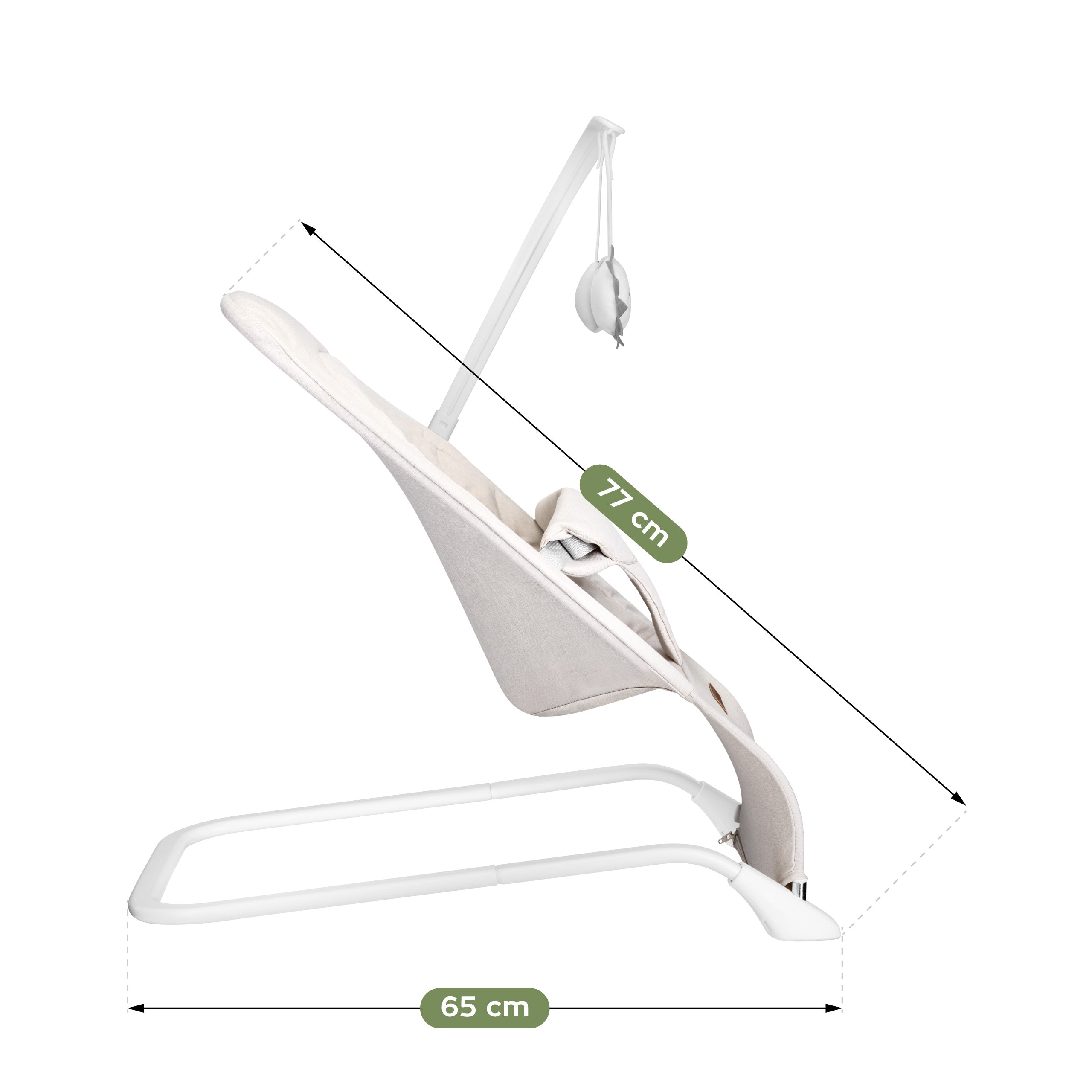 Scaun balansoar pentru copii Moon 10 Beige